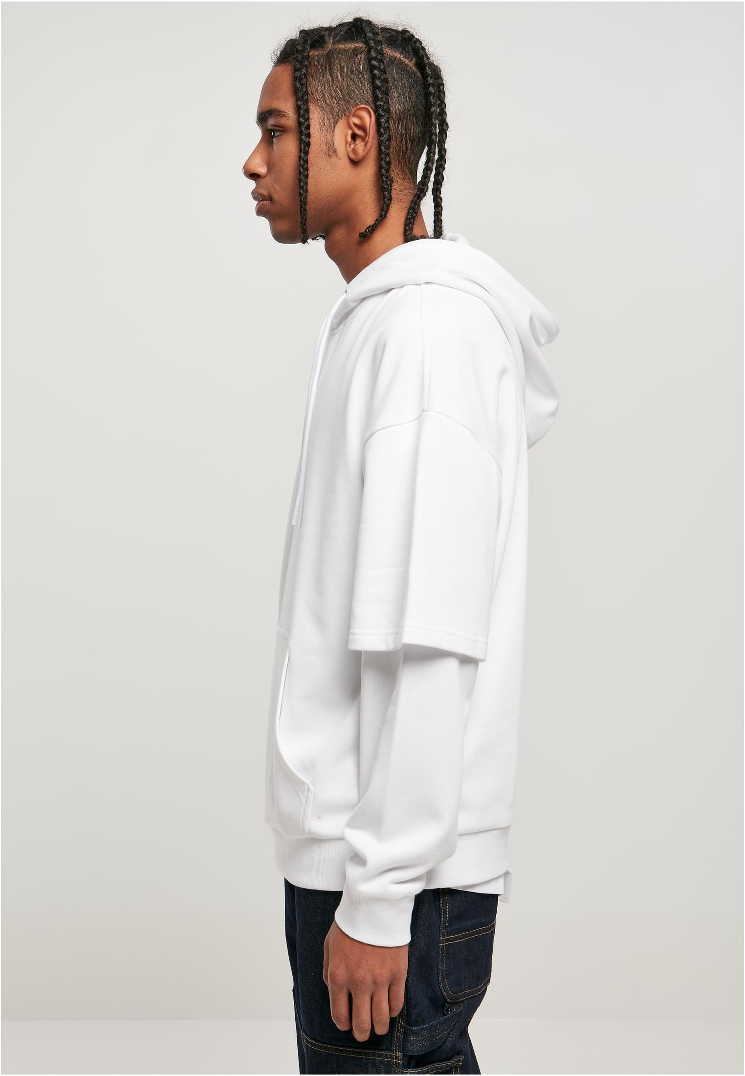 Oversized Doublesleeve Hoody | white