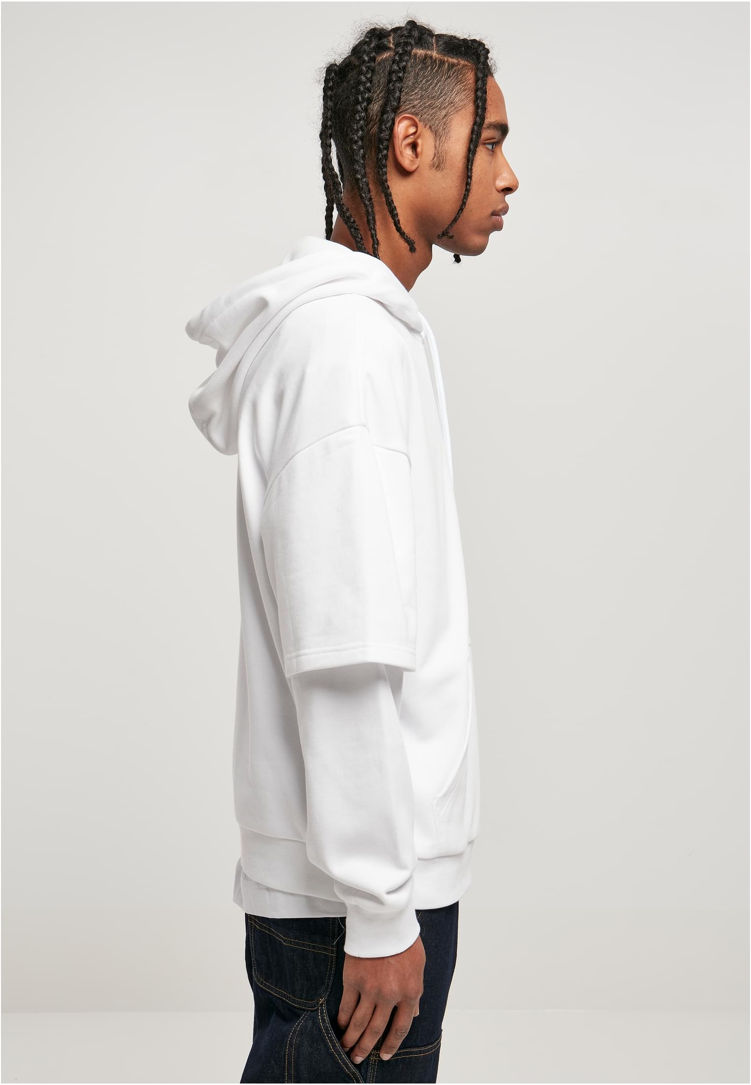 Oversized Doublesleeve Hoody | white