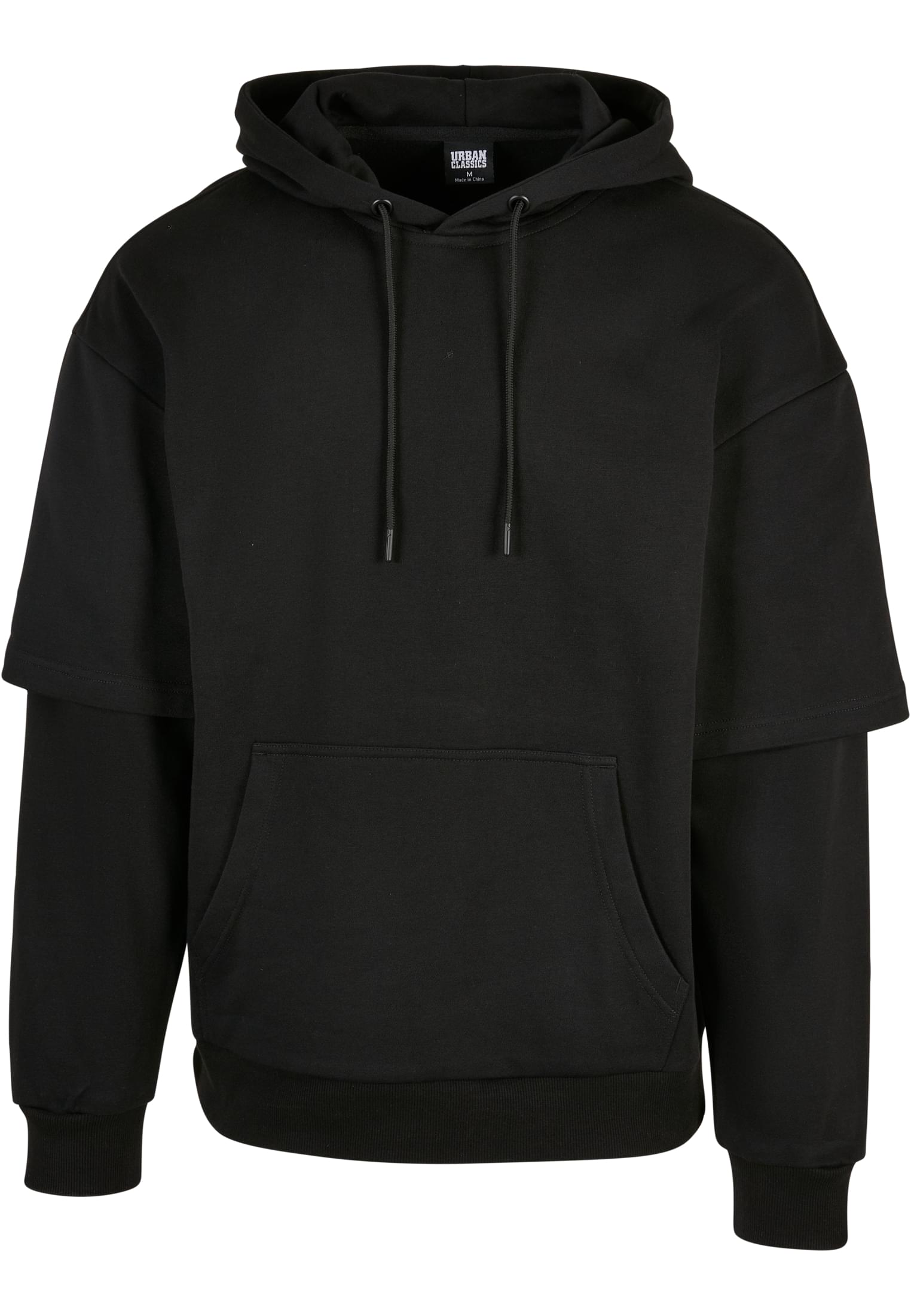 Oversized Doublesleeve Hoody | black