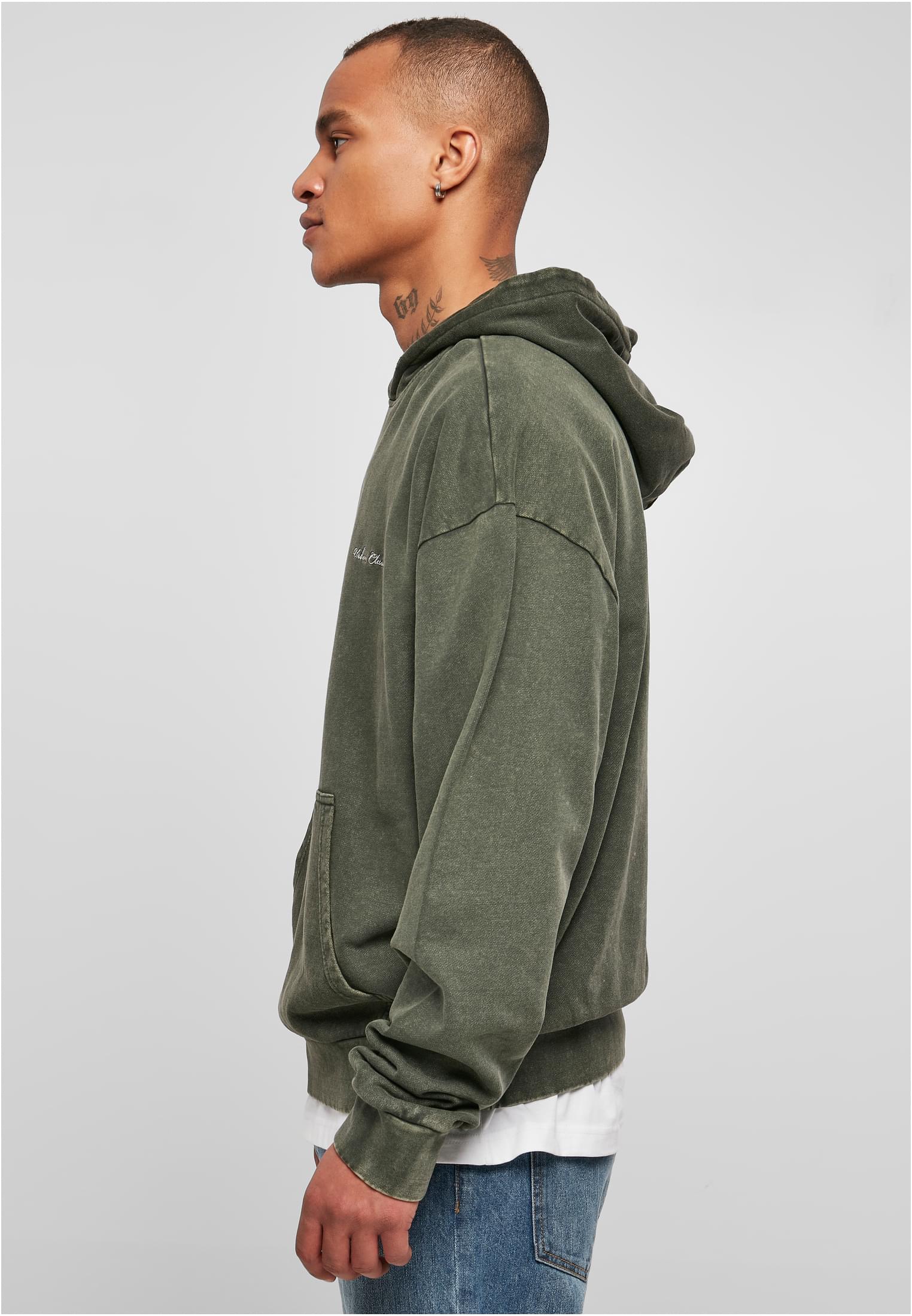 Small Embroidery Hoody | bottlegreen