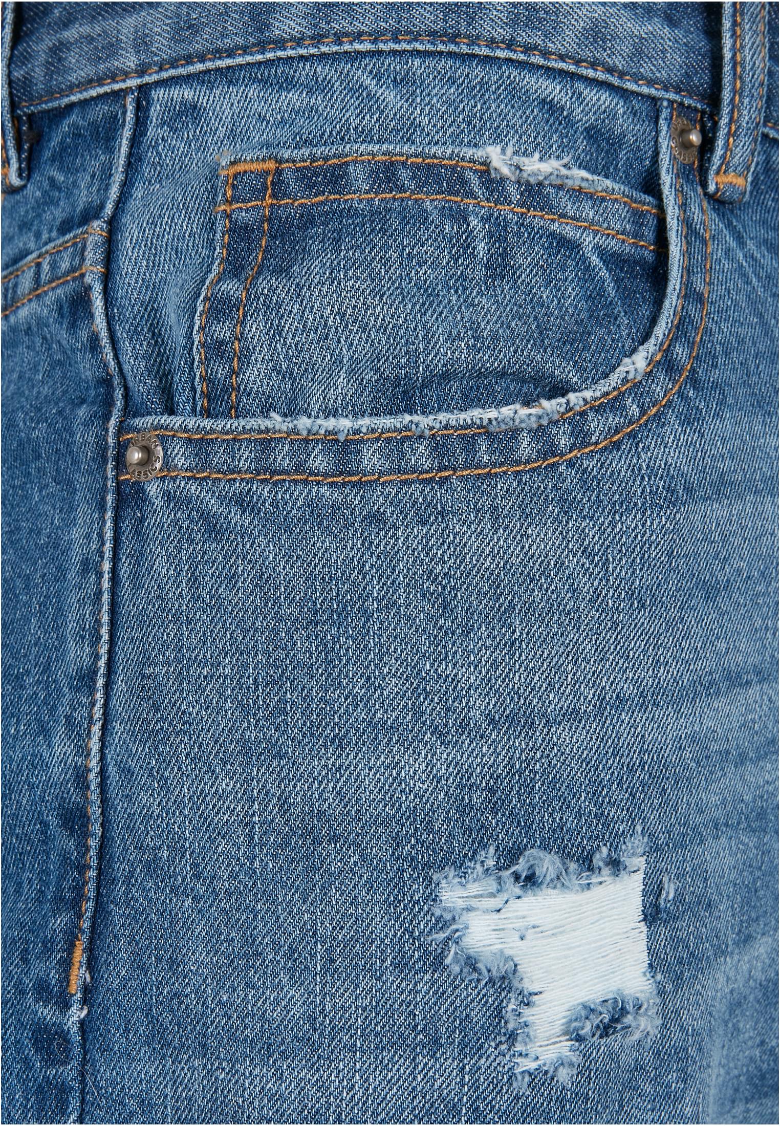 Distressed 90‘s Jeans | mid deepblue destroyed washed