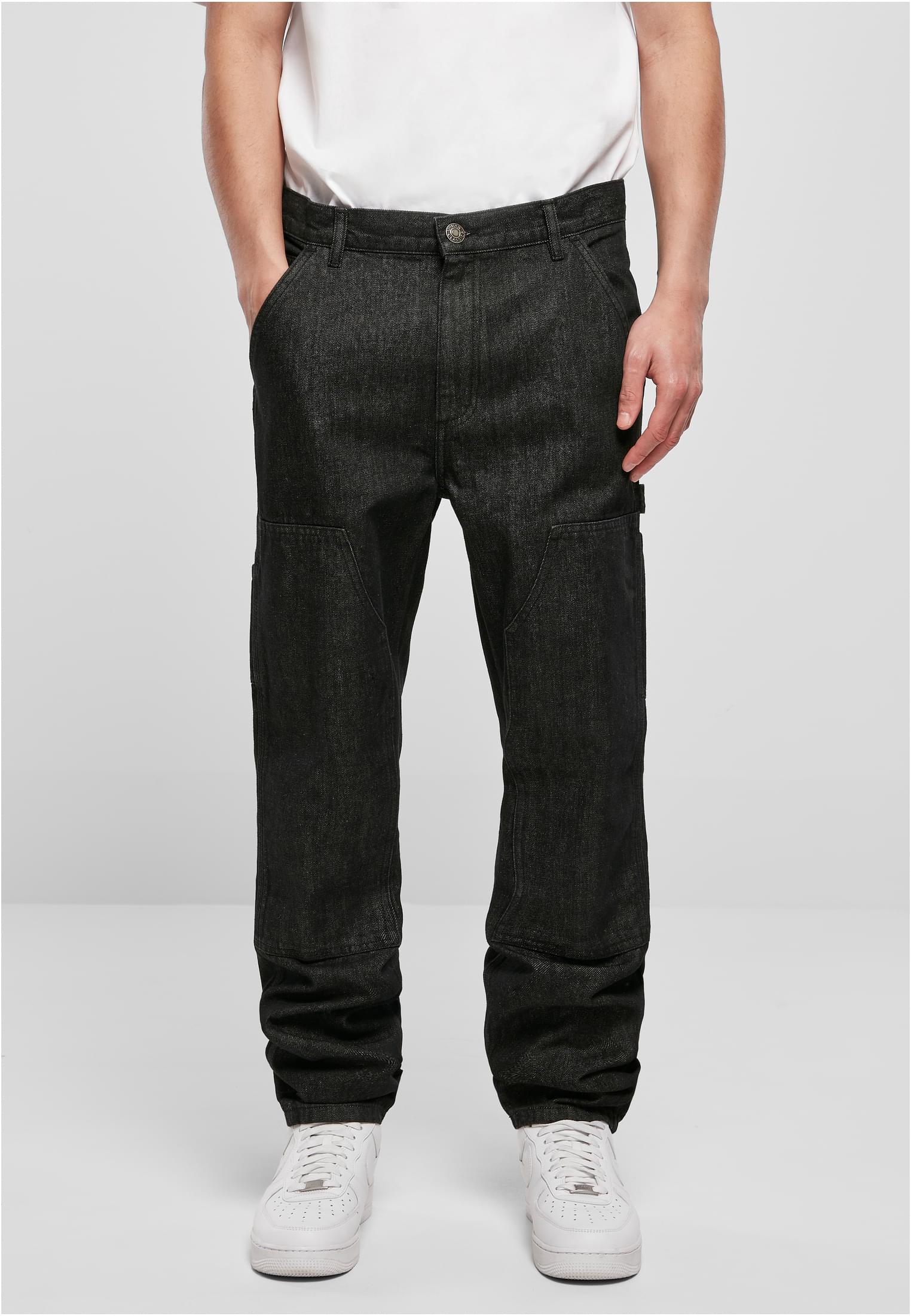 Double Knee Jeans | realblack washed