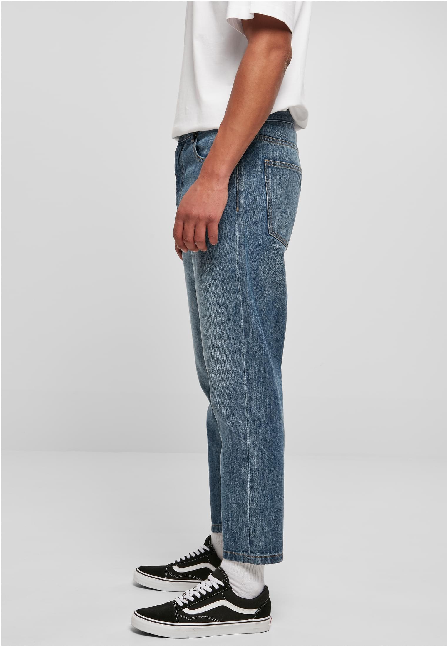 Cropped Tapered Jeans | middeepblue