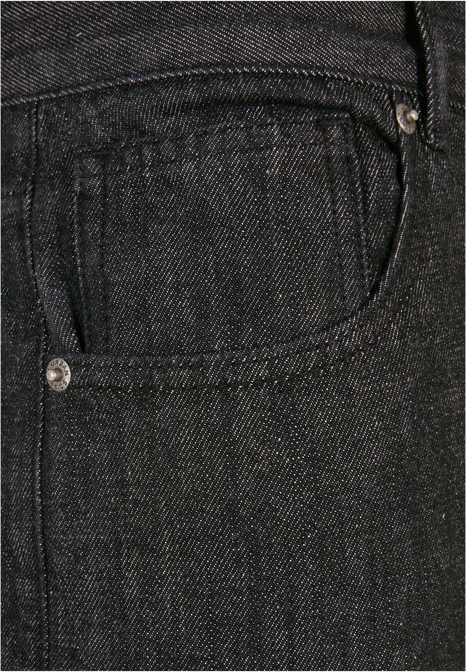 Cropped Tapered Jeans | realblack washed