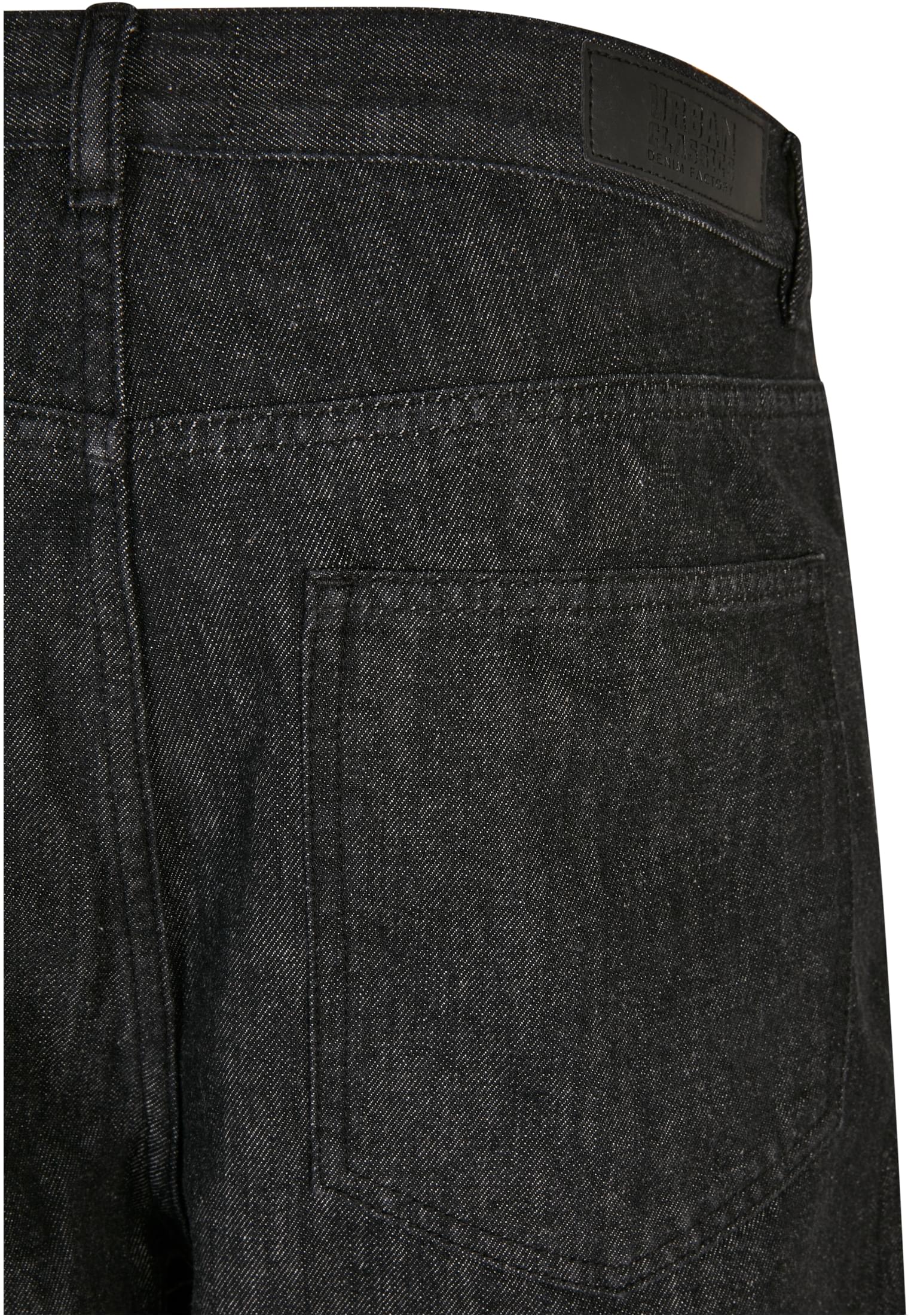 Cropped Tapered Jeans | realblack washed