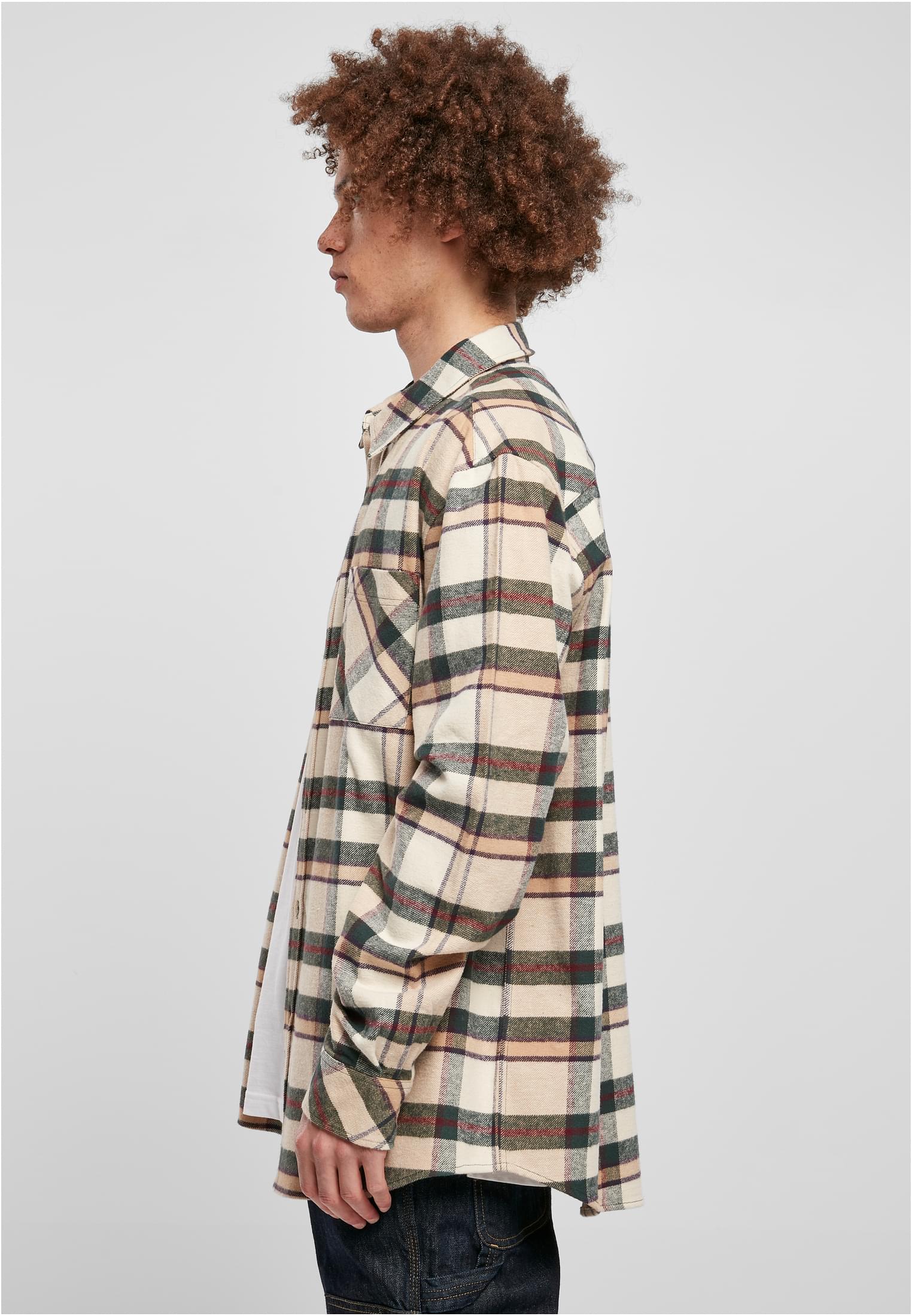 Checked Mountain Shirt | softseagrass/bottlegreen