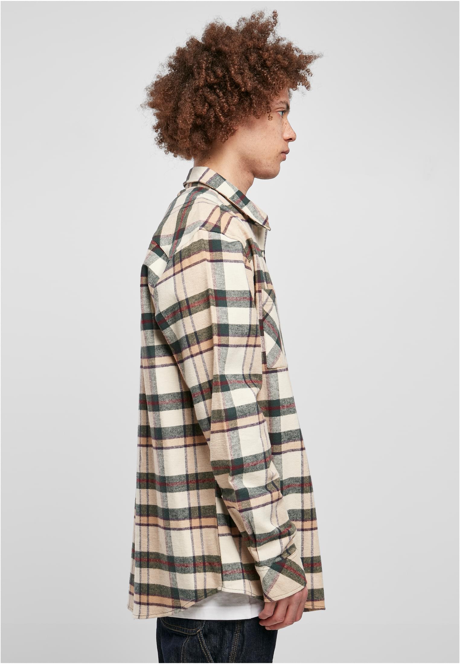 Checked Mountain Shirt | softseagrass/bottlegreen