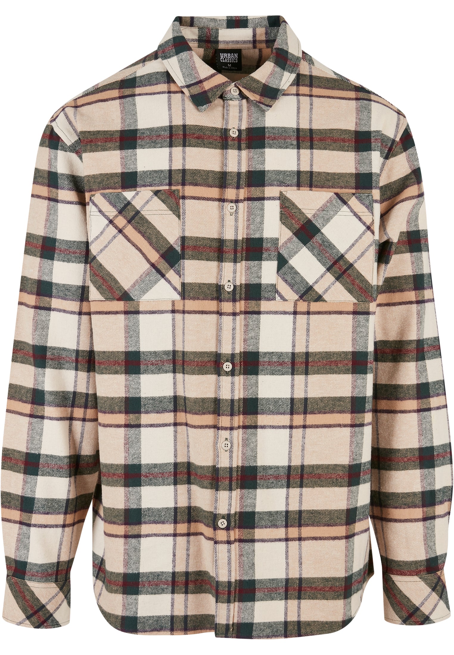 Checked Mountain Shirt | softseagrass/bottlegreen