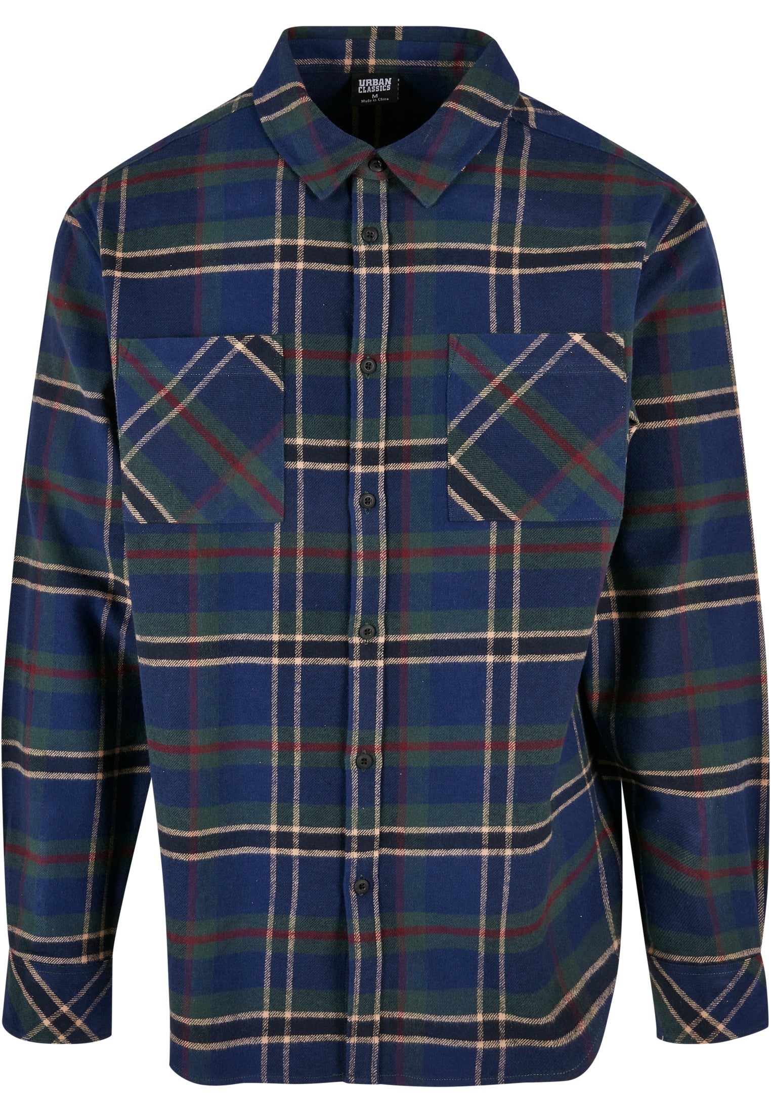 Checked Mountain Shirt | darkblue/bottlegreen