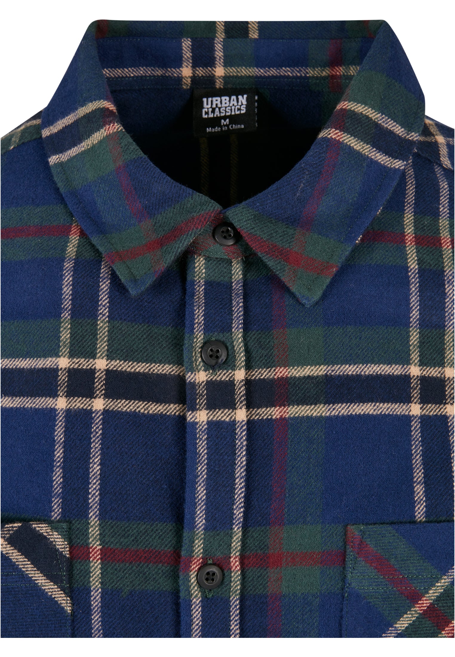 Checked Mountain Shirt | darkblue/bottlegreen