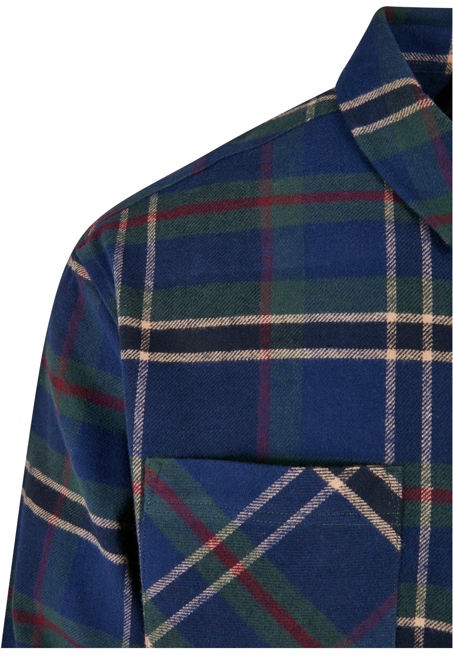 Checked Mountain Shirt | darkblue/bottlegreen