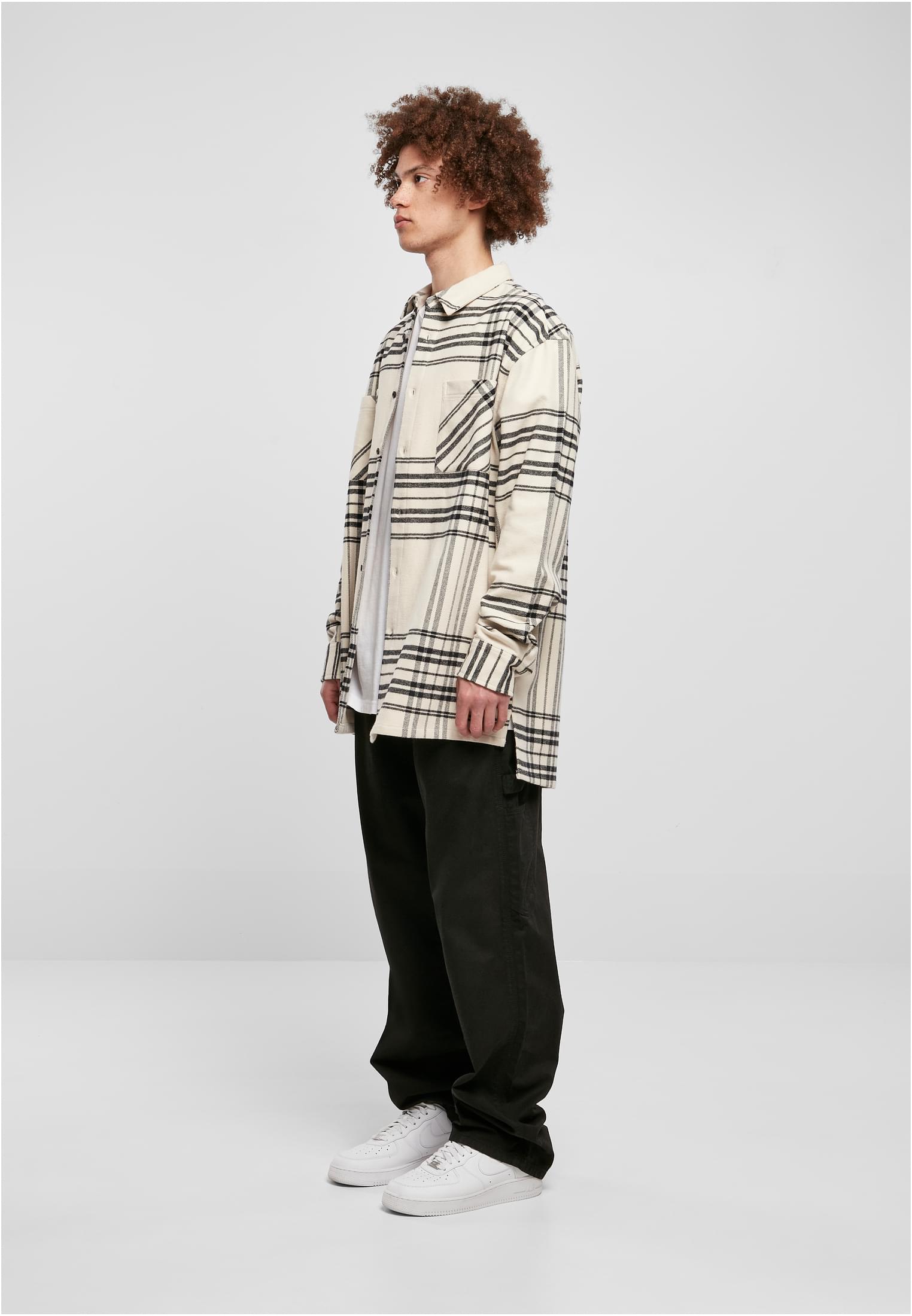 Long Oversized Checked Summit Shirt | softseagrass