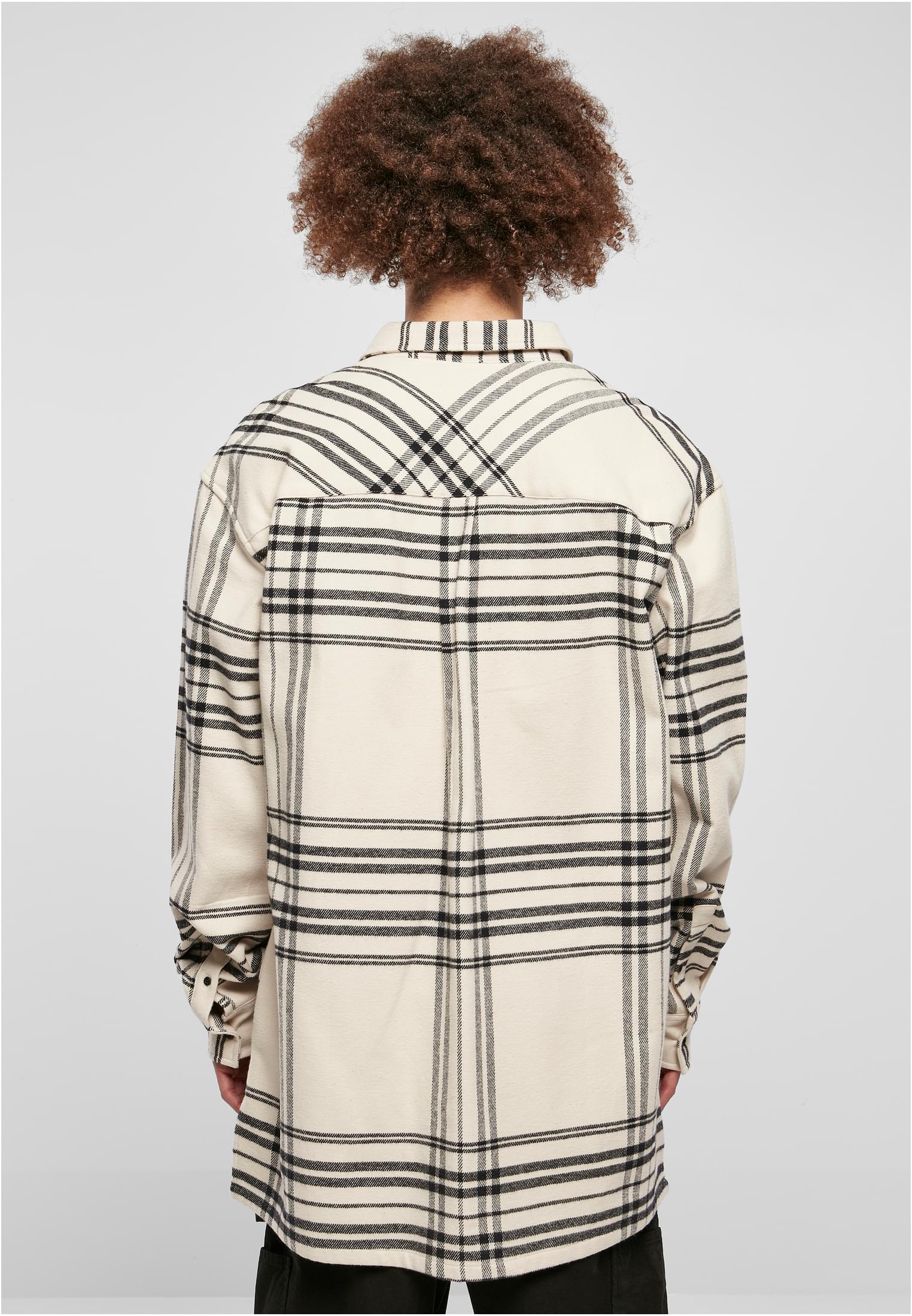 Long Oversized Checked Summit Shirt | softseagrass