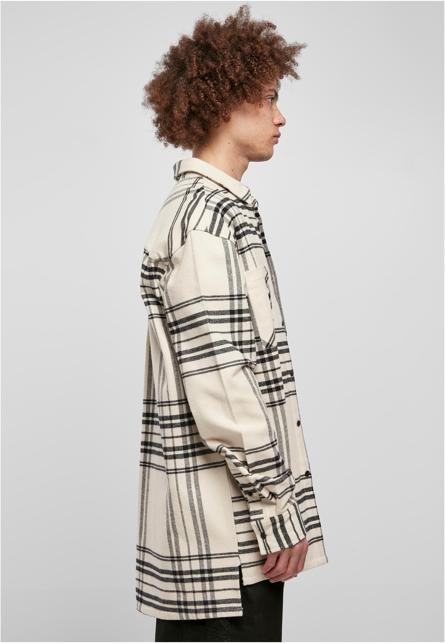 Long Oversized Checked Summit Shirt | softseagrass