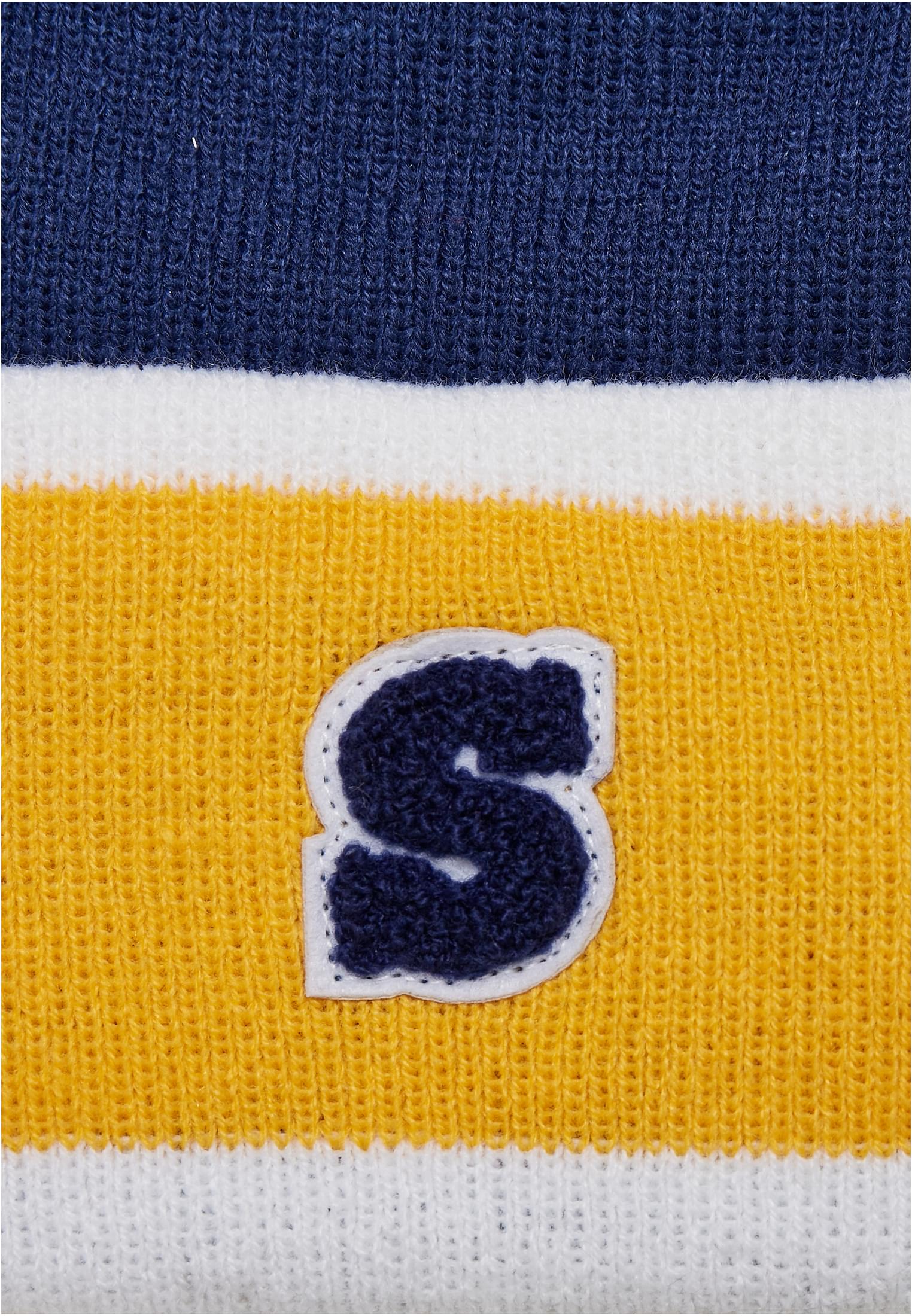 College Team Beanie | spaceblue/californiayellow/wht