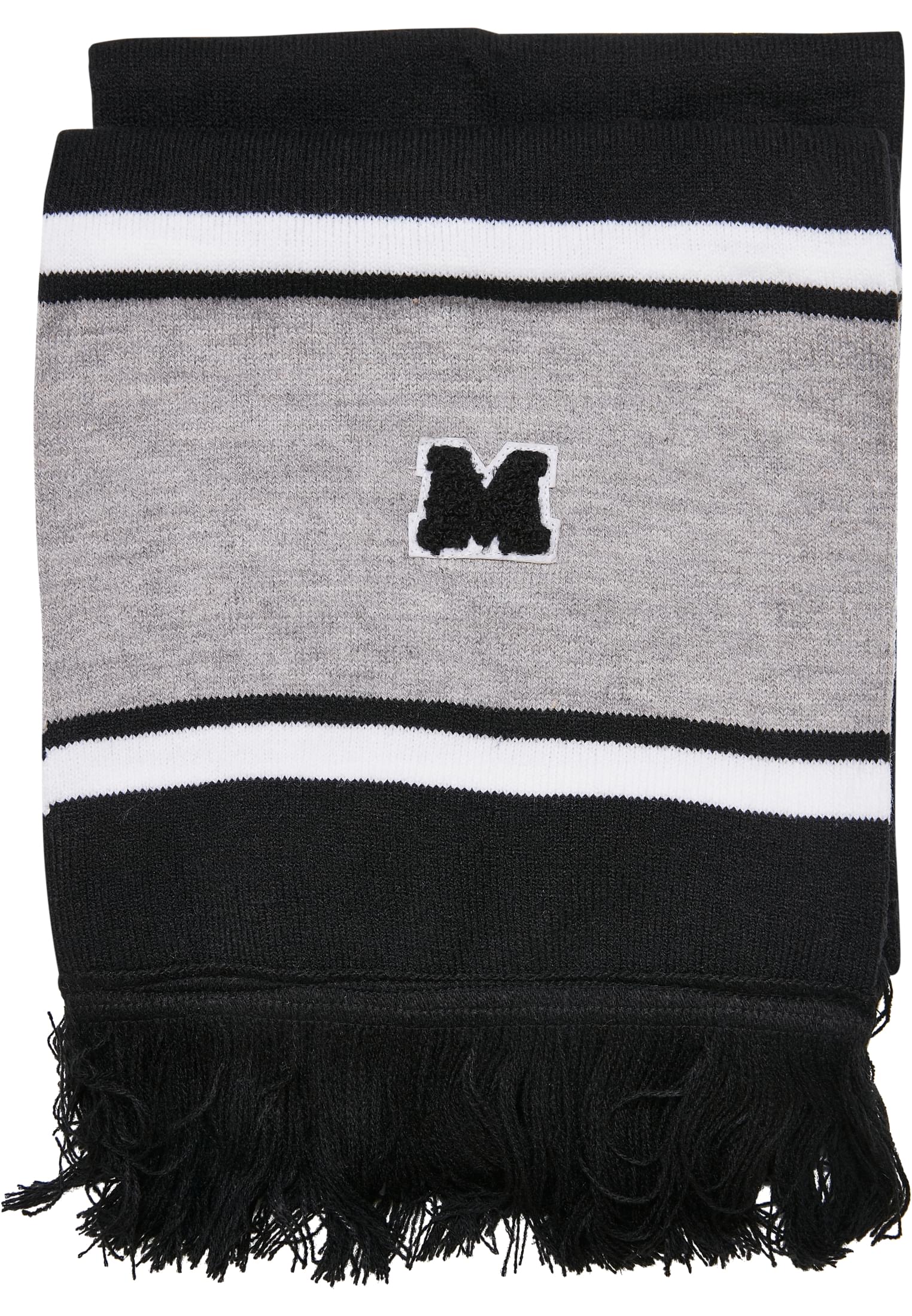 College Team Scarf | black/heathergrey/white