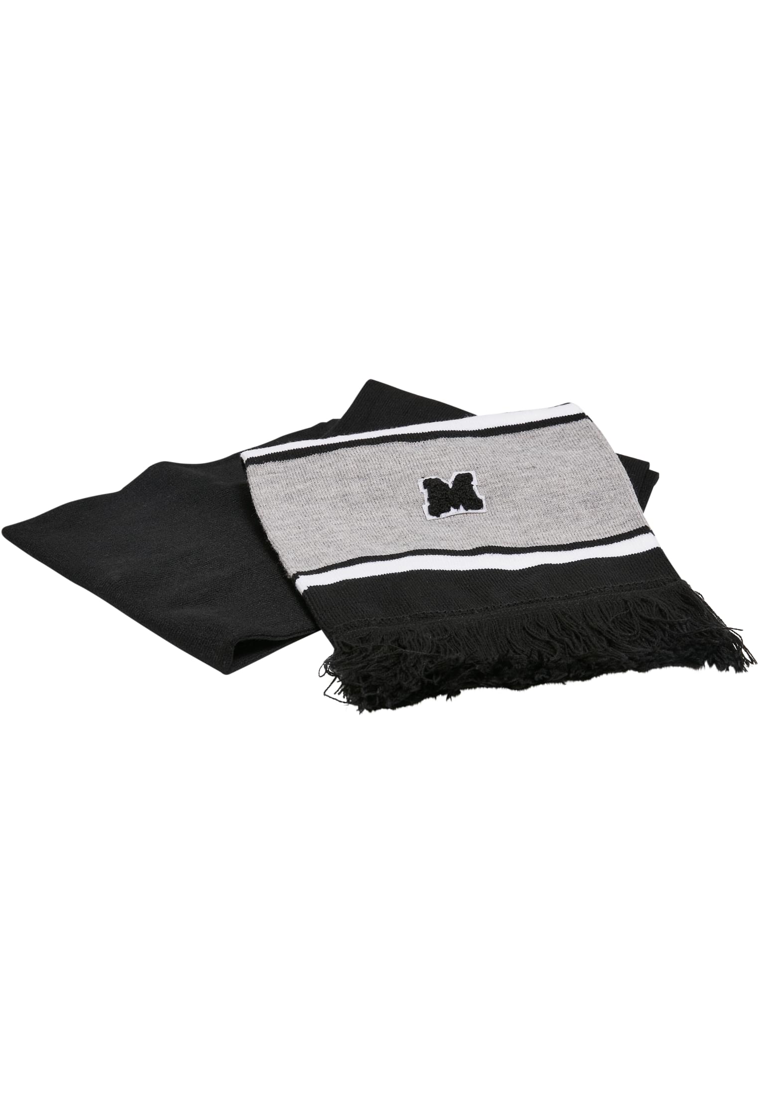 College Team Scarf | black/heathergrey/white