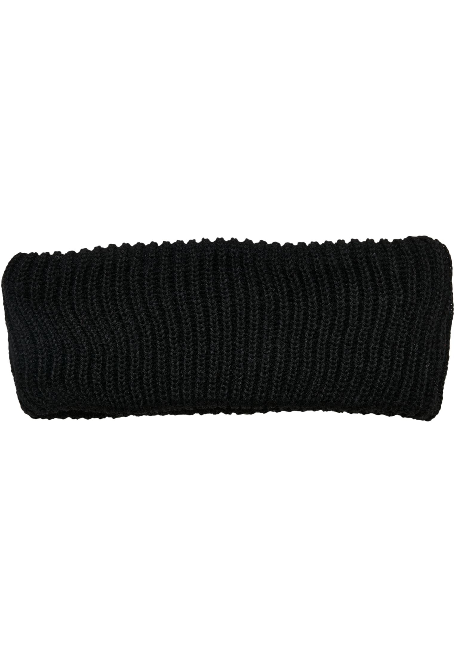 Knitted Wool Headband | black