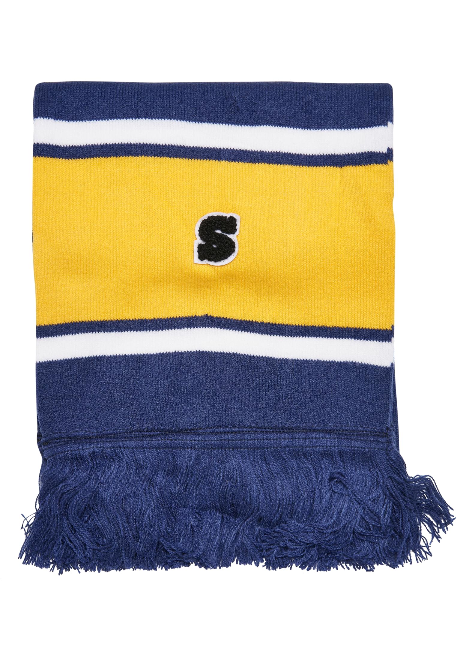 College Team Package Beanie and Scarf | spaceblue/californiayellow/wht