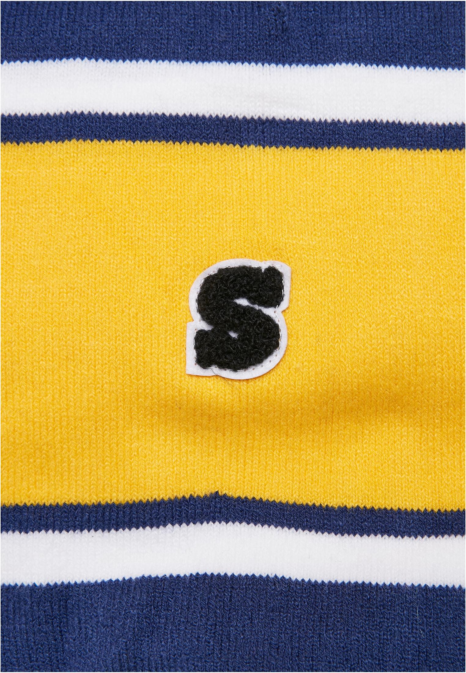 College Team Package Beanie and Scarf | spaceblue/californiayellow/wht