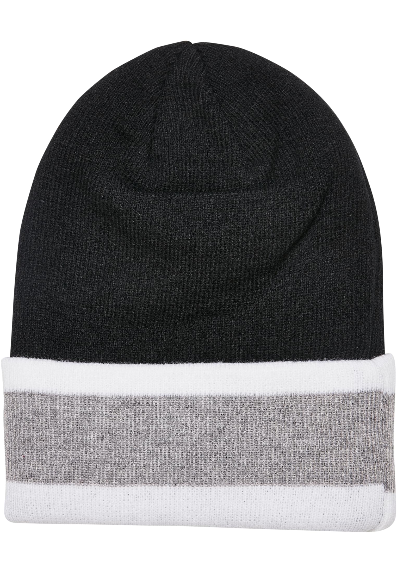 College Team Package Beanie and Scarf | black/heathergrey/white