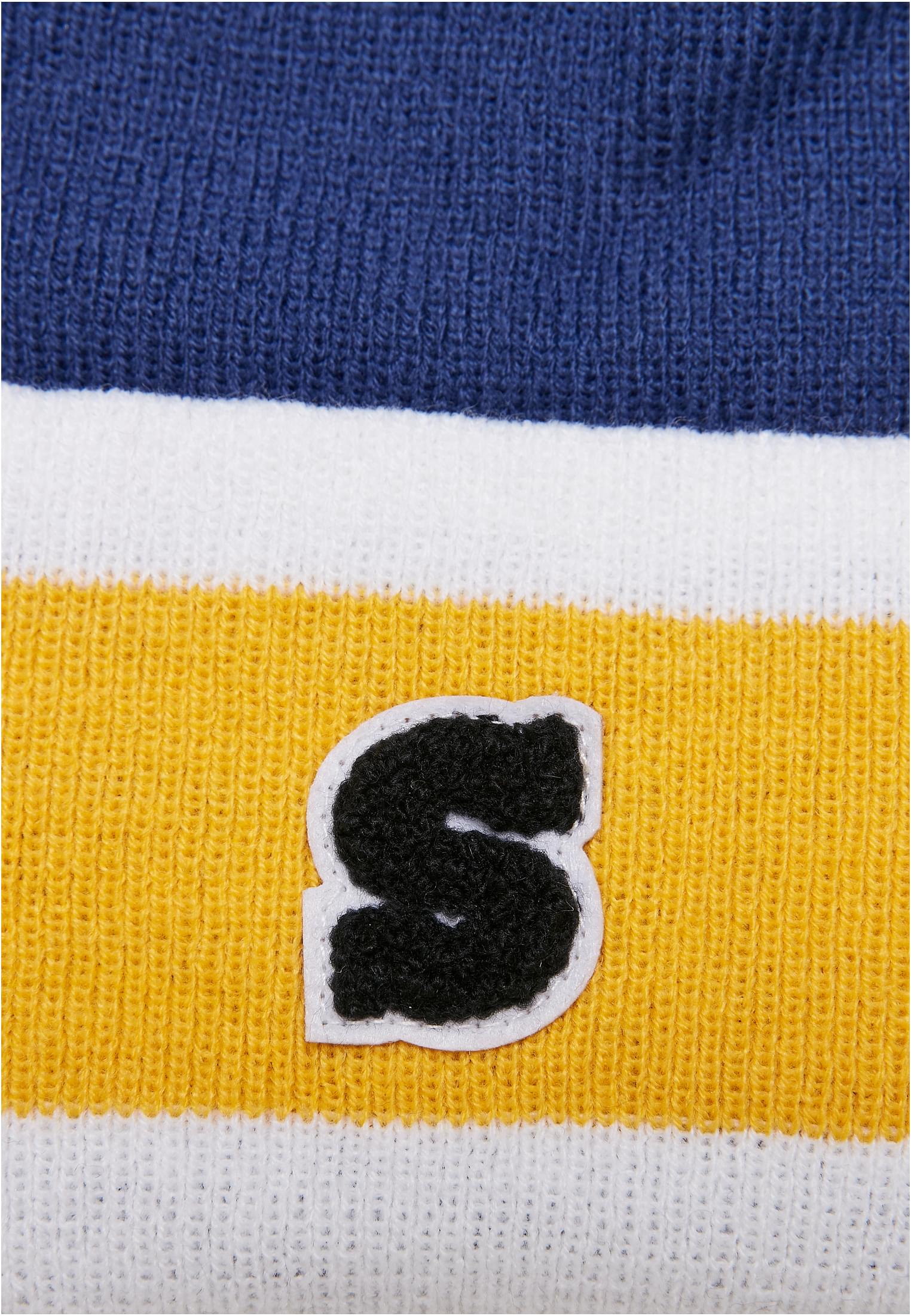 College Team Package Beanie and Scarf | spaceblue/californiayellow/wht