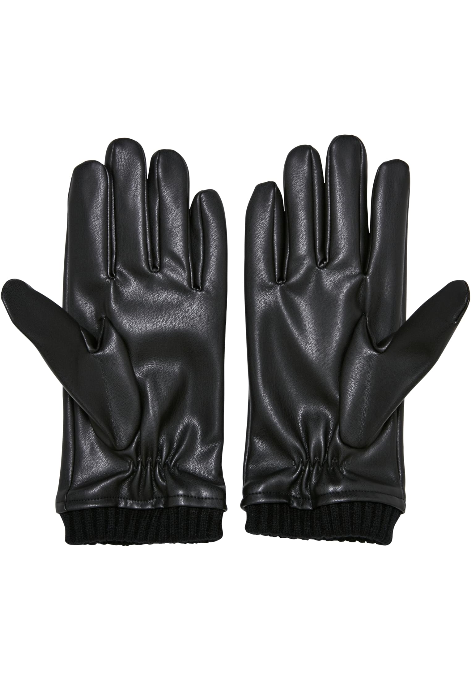 Synthetic Leather Basic Gloves | black