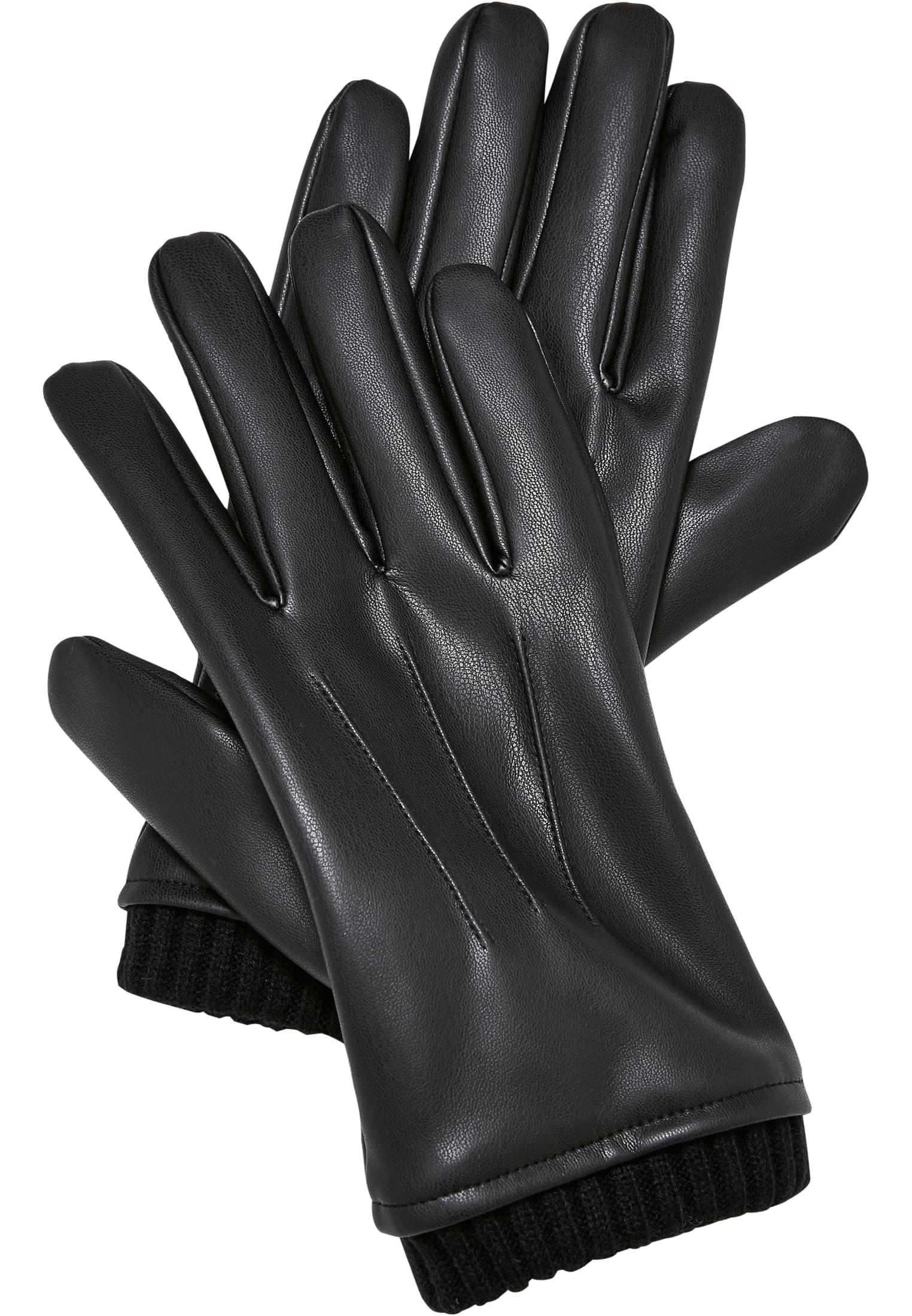 Synthetic Leather Basic Gloves | black