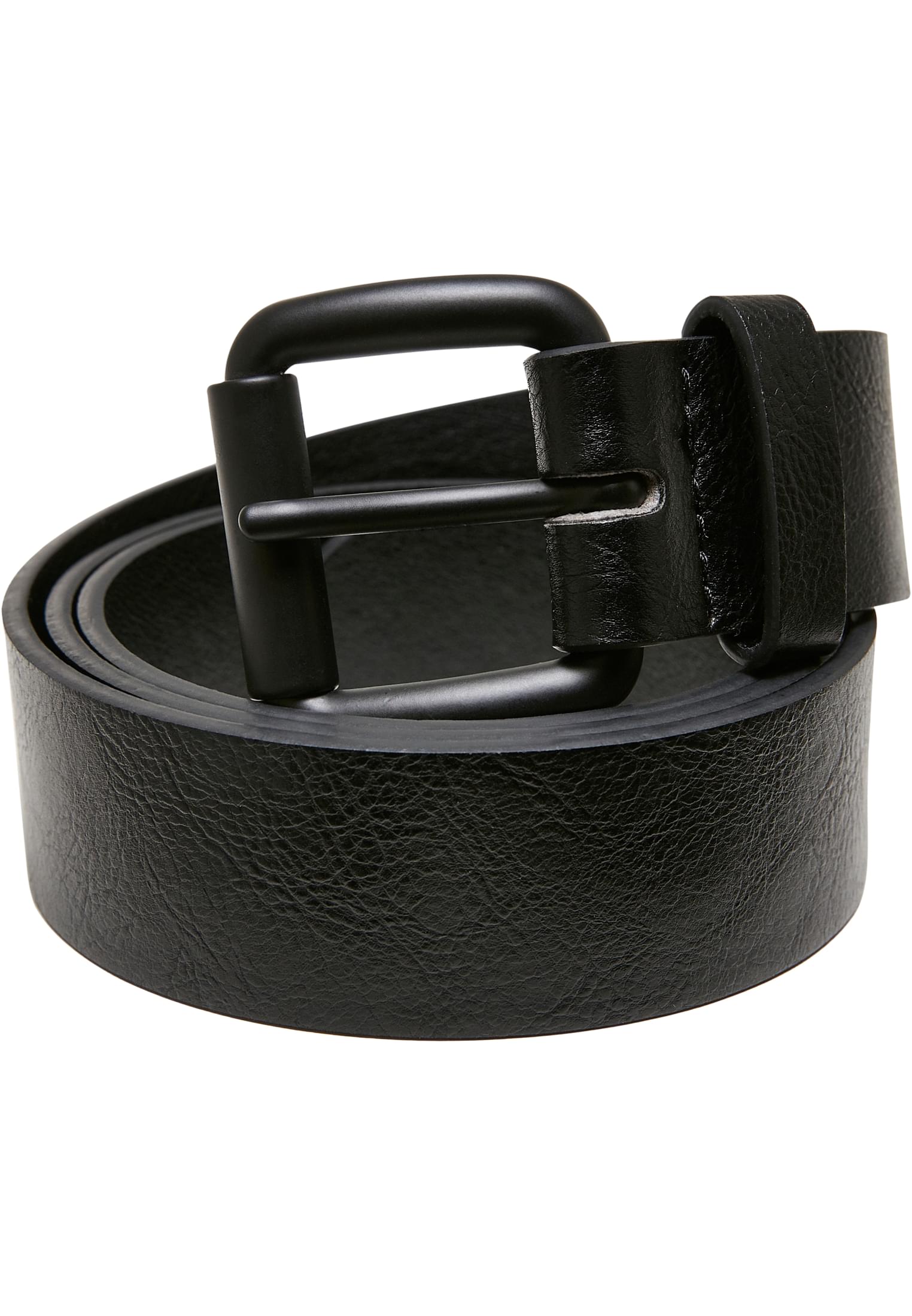 Synthetic Leather Thorn Buckle Casual Belt | black