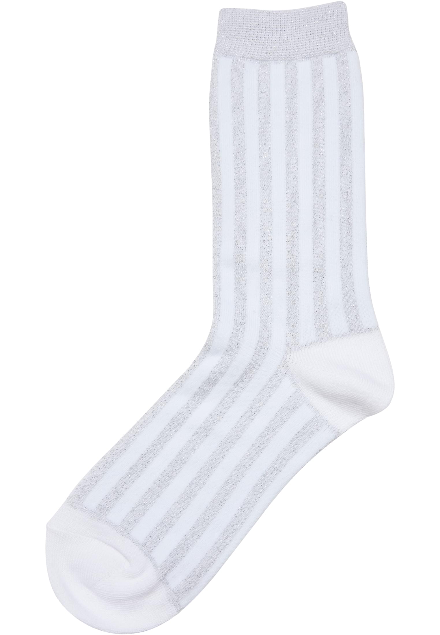 Metallic Effect Stripe Socks 3-Pack | black/whitesand/white