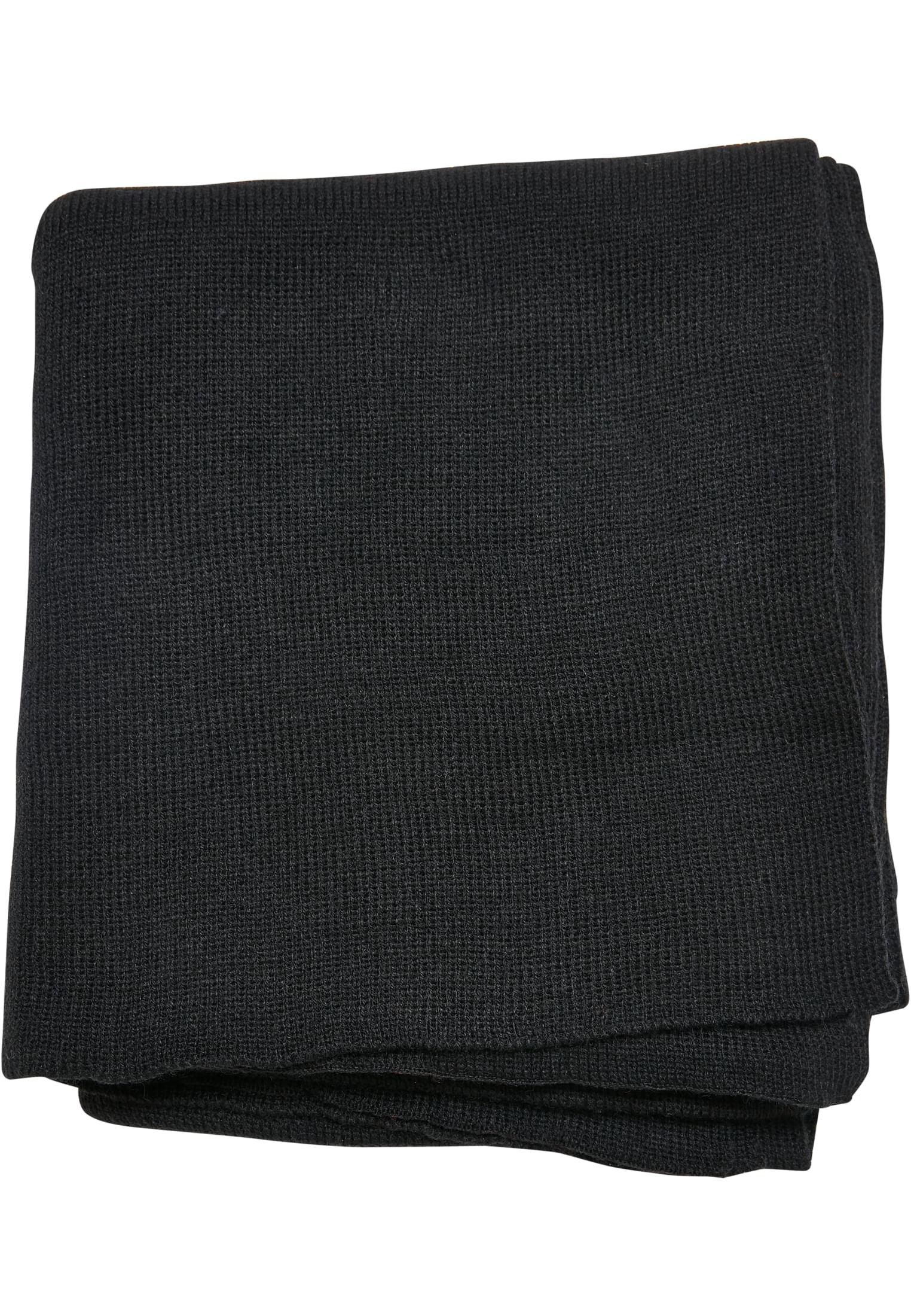 Recycled Basic Beanie and Scarf Set | black