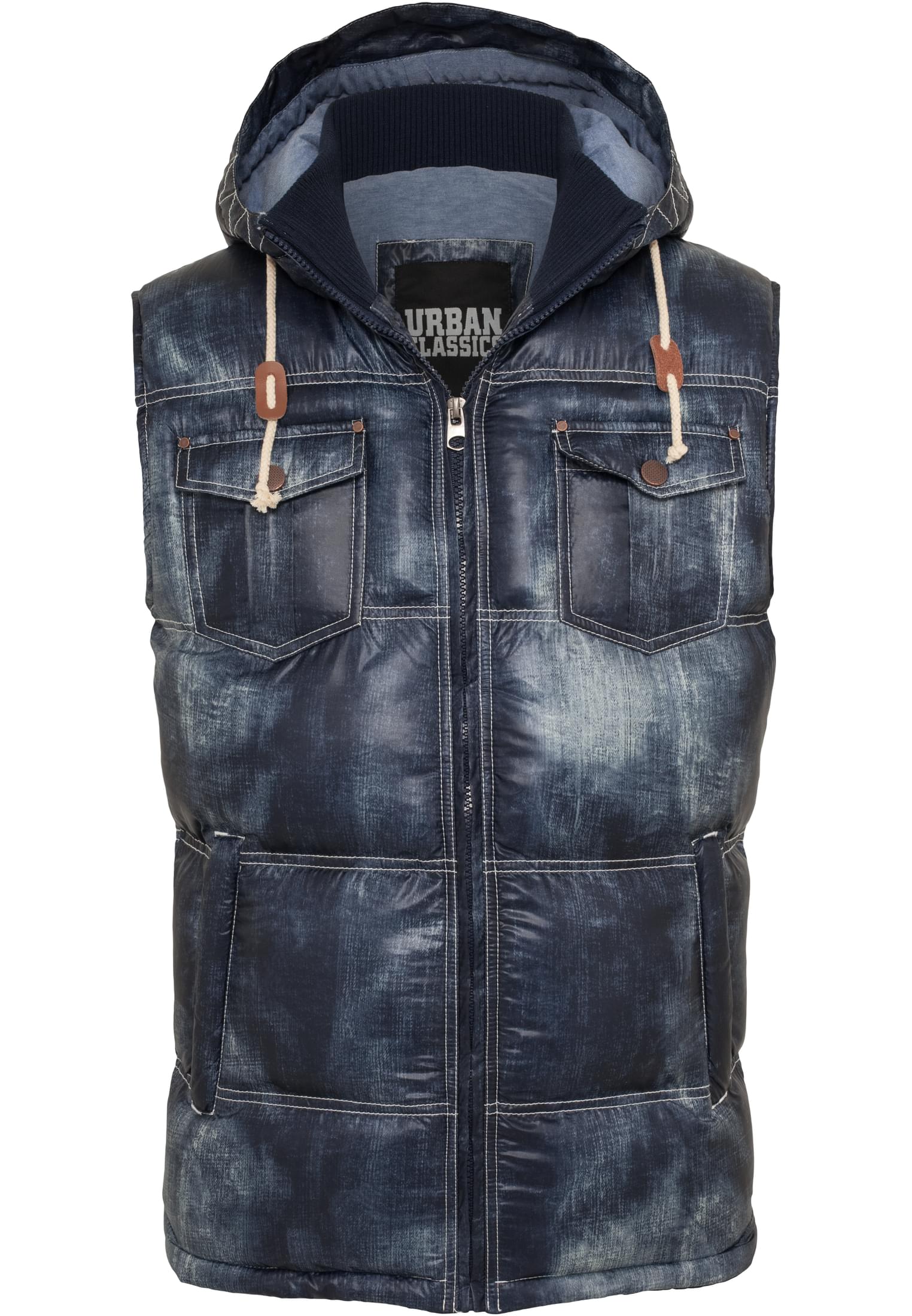 Denim Look Vest | denimblue