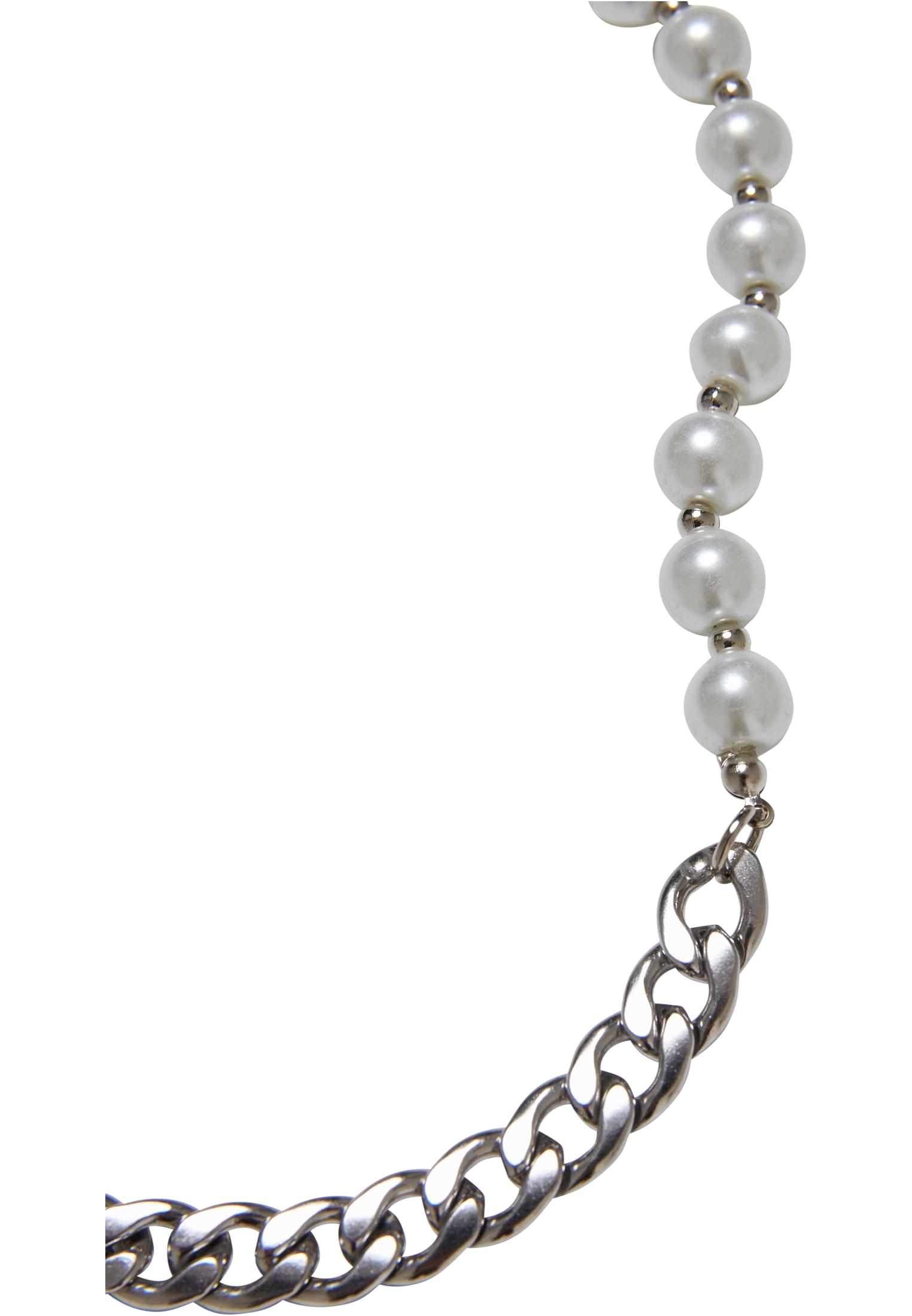 Pearl Various Chain Necklace | silver