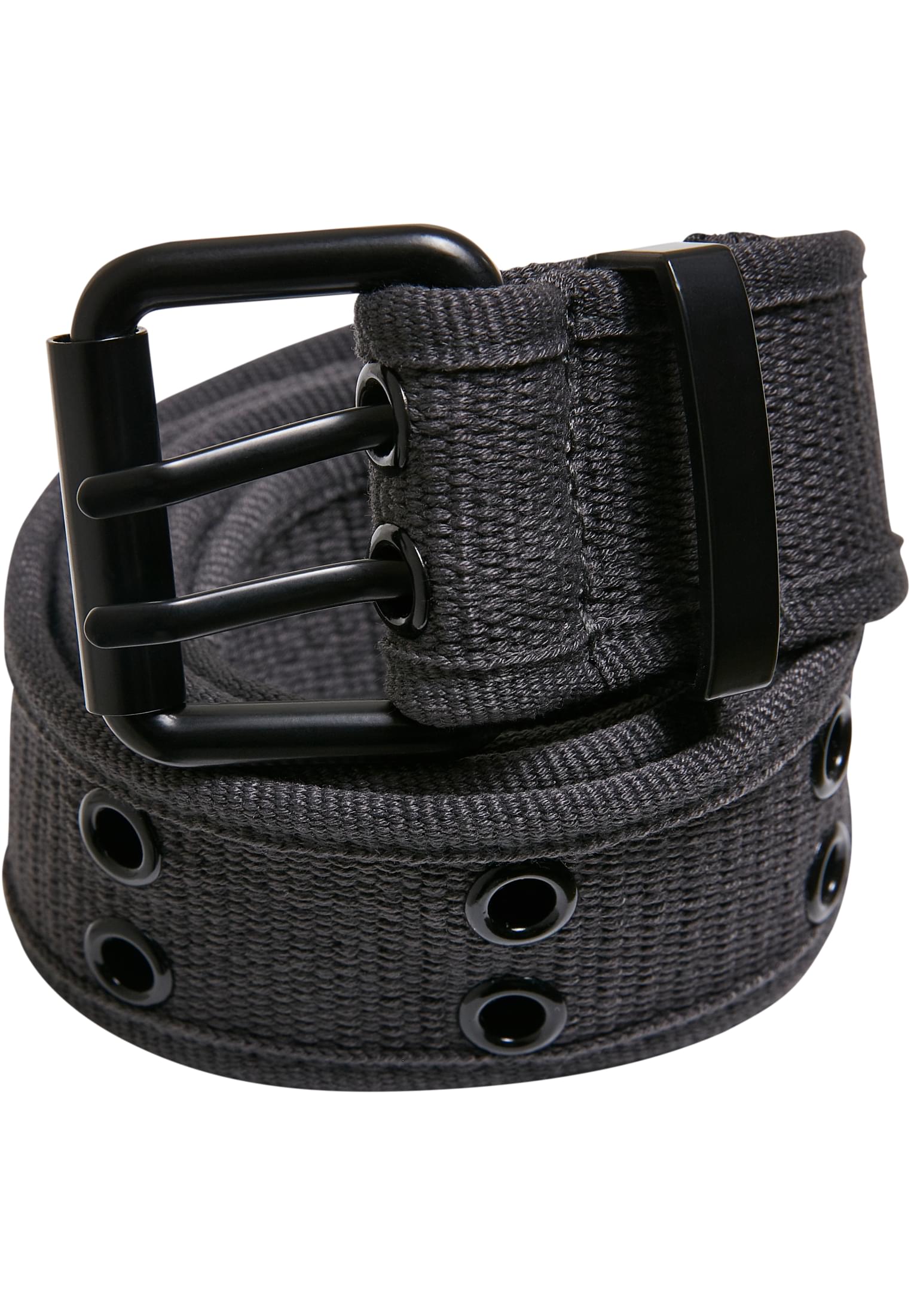 Double Thorn Buckle Canvas Belt | grey