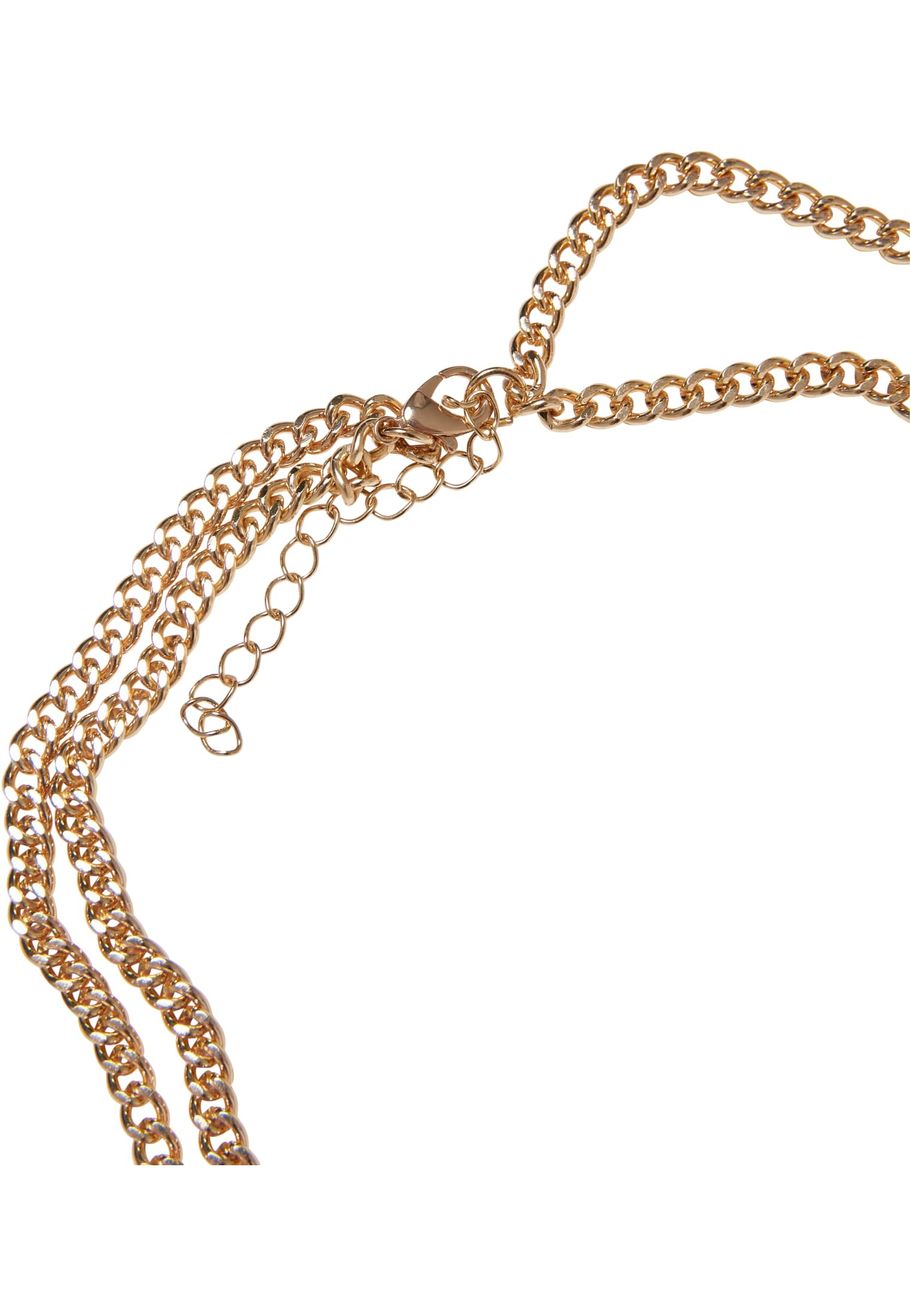 Various Chain Cross Necklace | gold