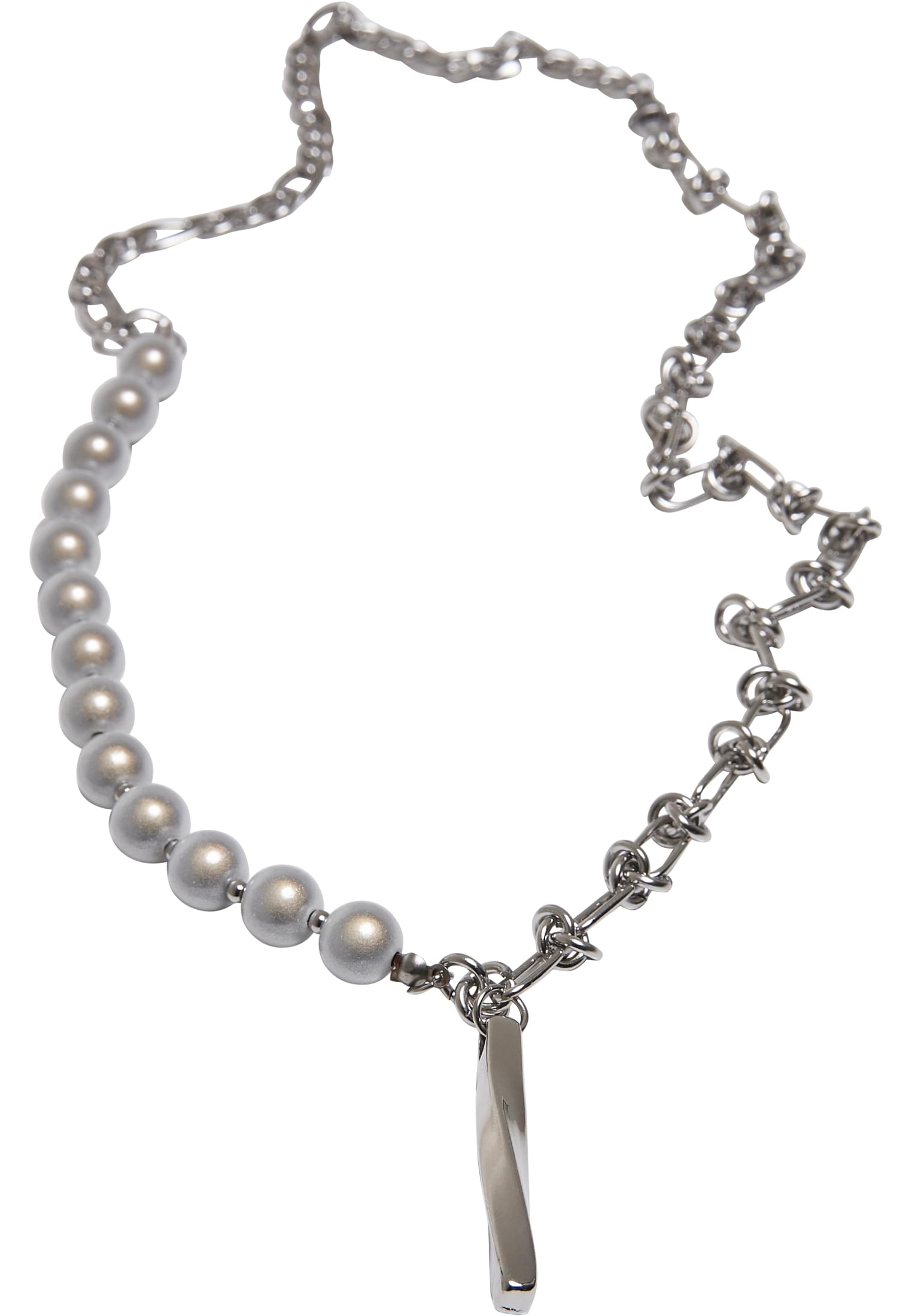 Mars Various Chain Necklace | silver