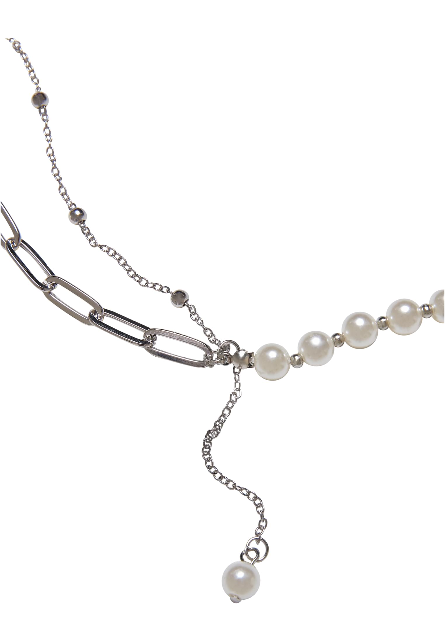 Jupiter Pearl Various Chain Necklace | silver