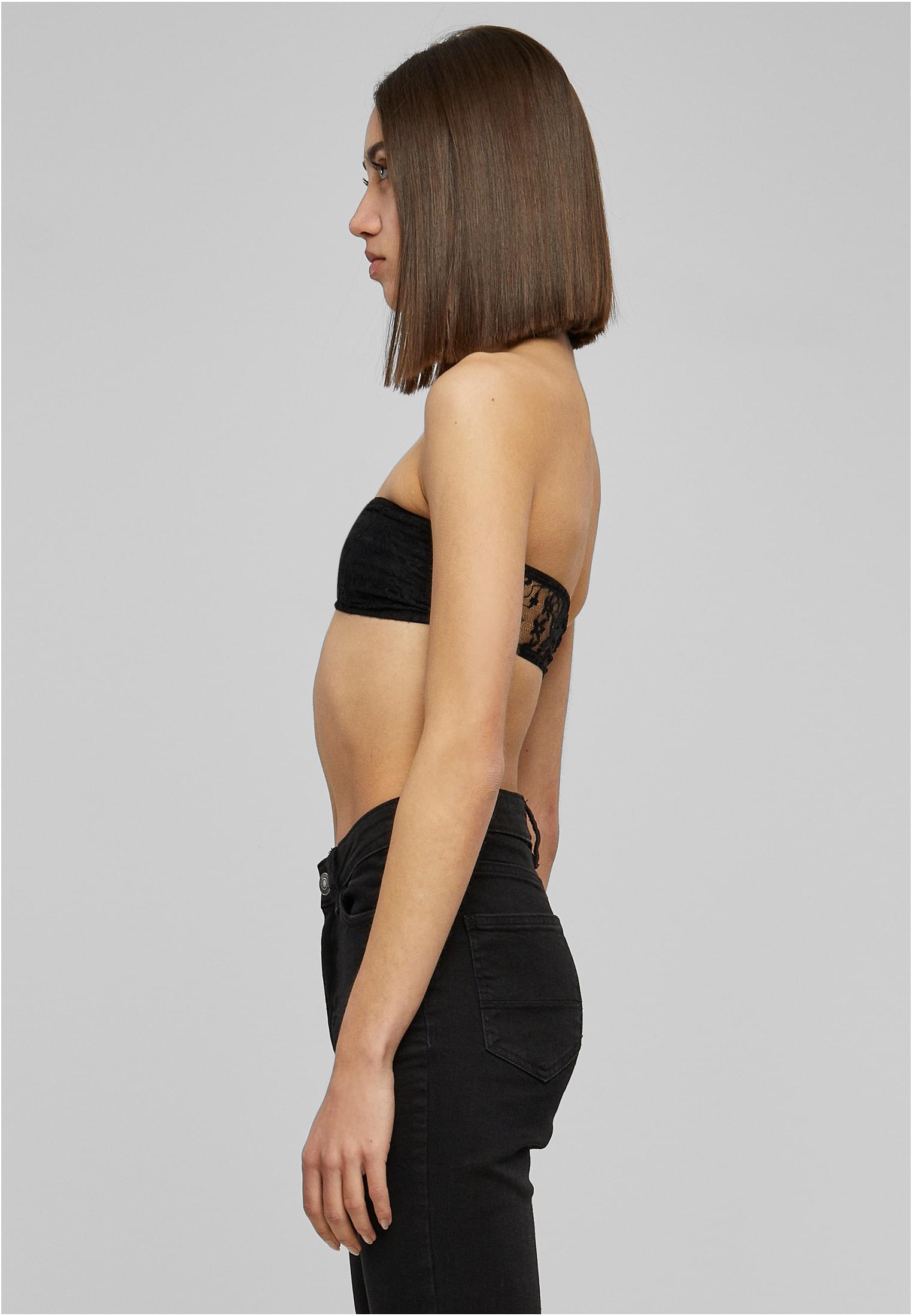 Ladies Laces Bandeau | black