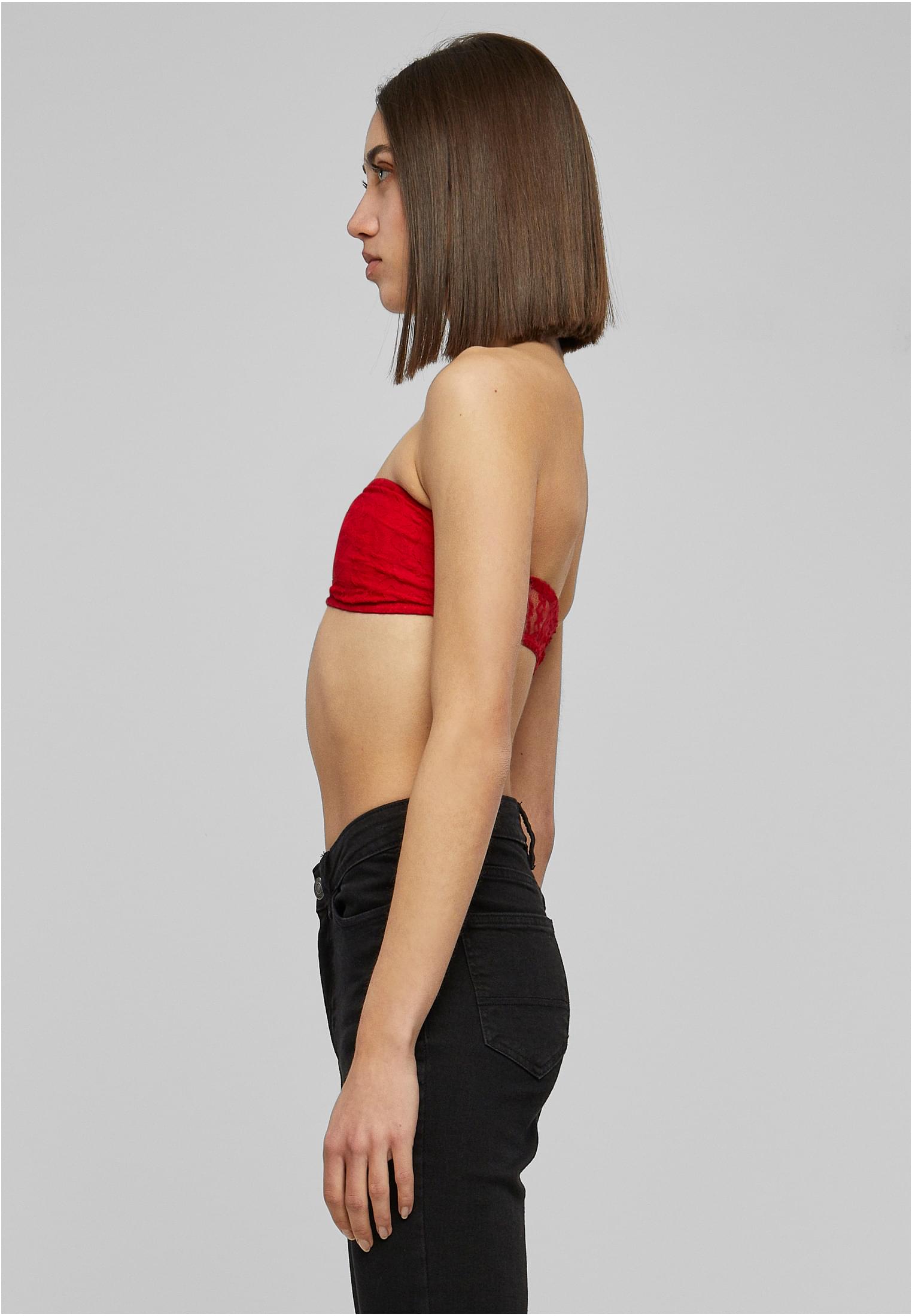 Ladies Laces Bandeau | red