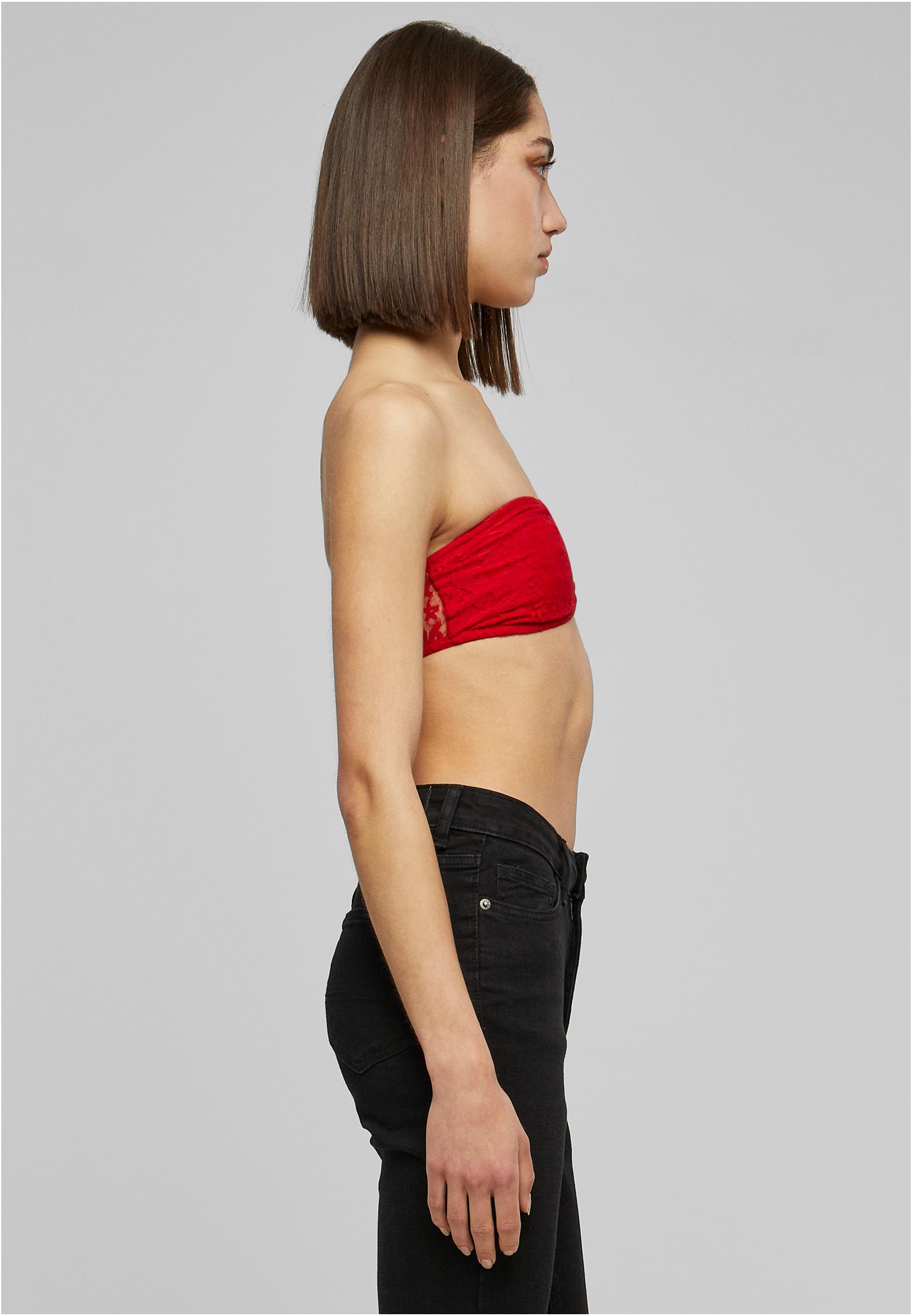 Ladies Laces Bandeau | red