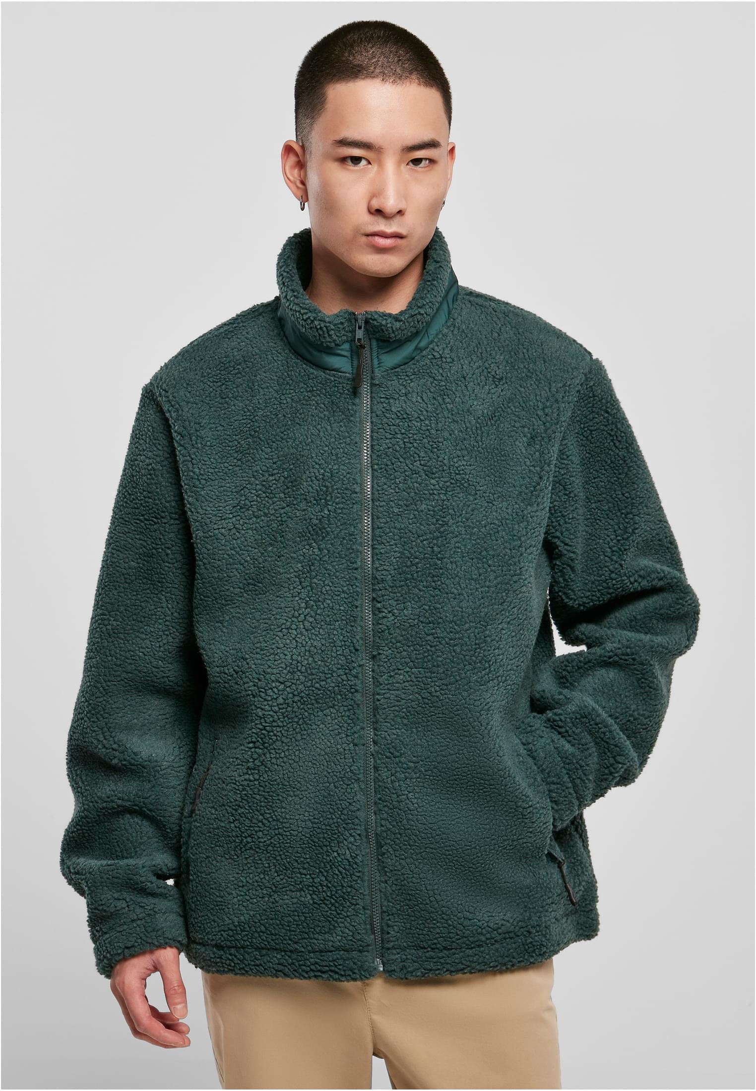 Basic Sherpa Jacket | bottlegreen