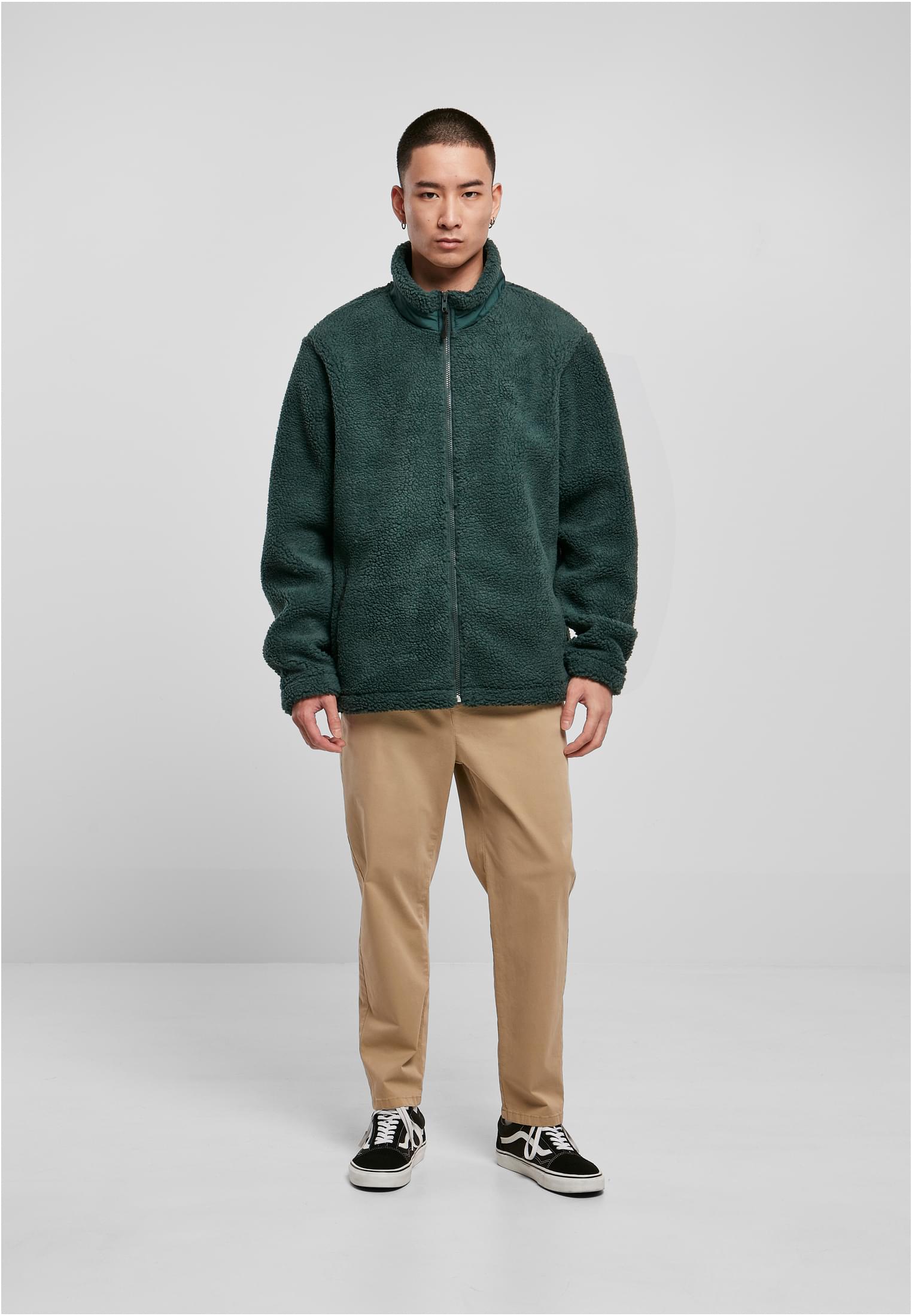 Basic Sherpa Jacket | bottlegreen