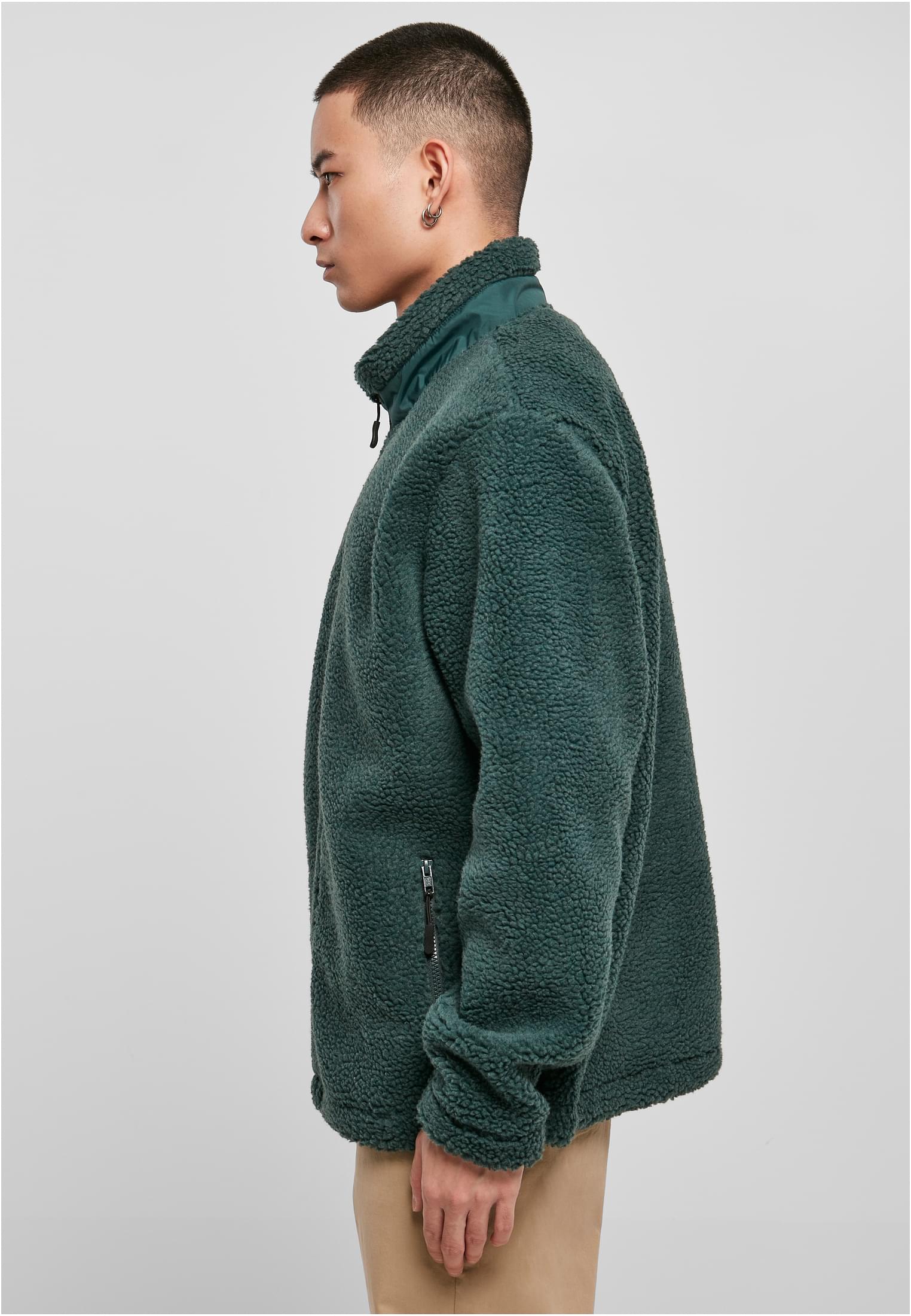 Basic Sherpa Jacket | bottlegreen