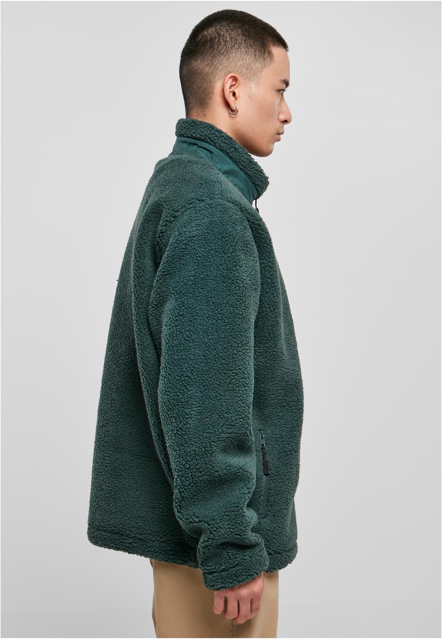 Basic Sherpa Jacket | bottlegreen