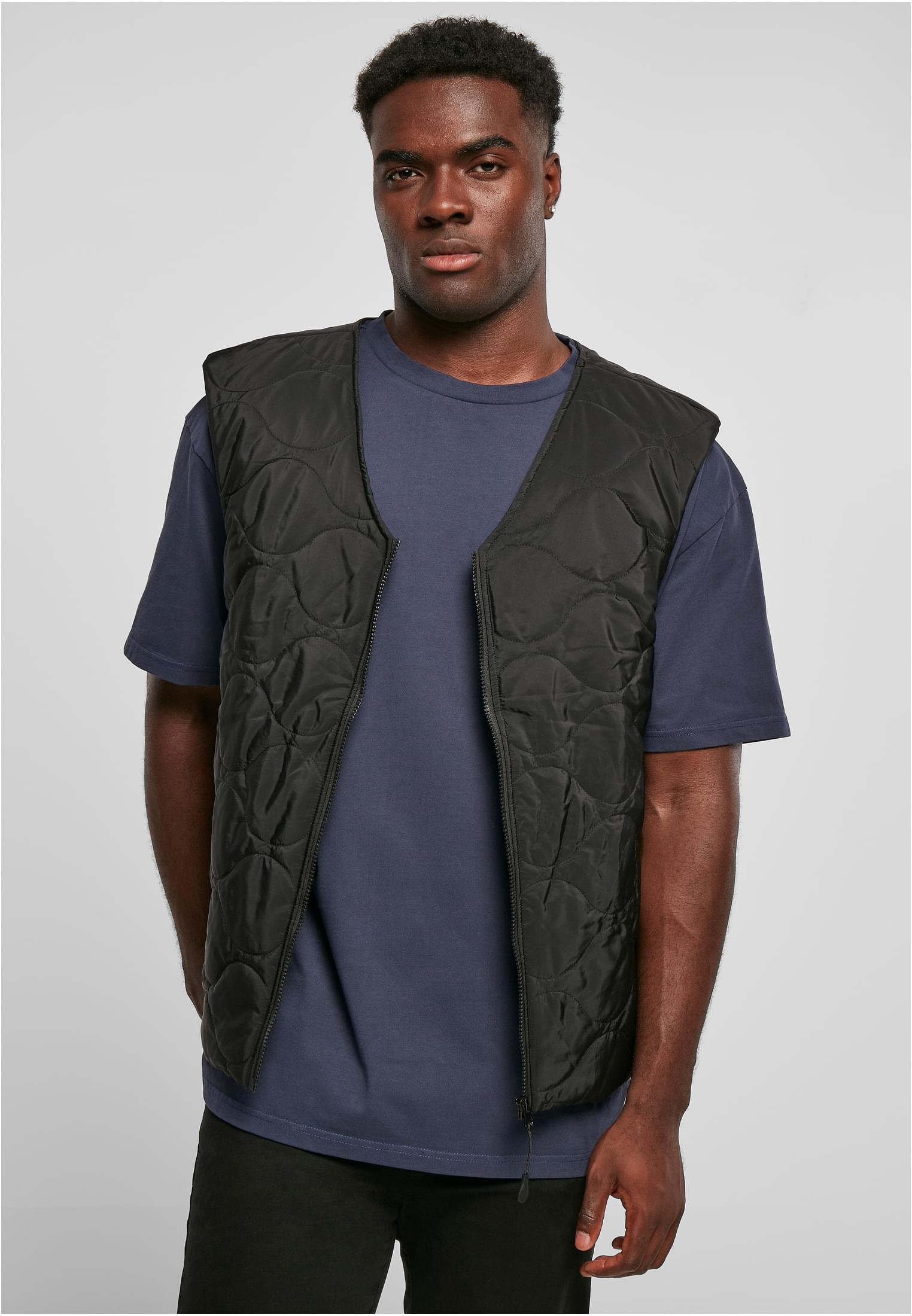 Zipped Gilet | black