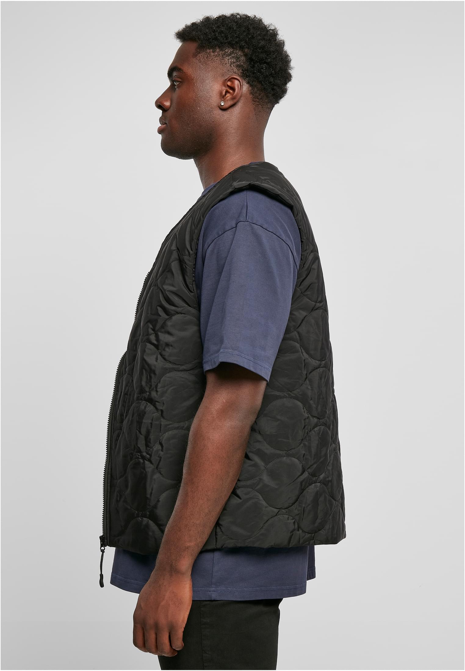 Zipped Gilet | black