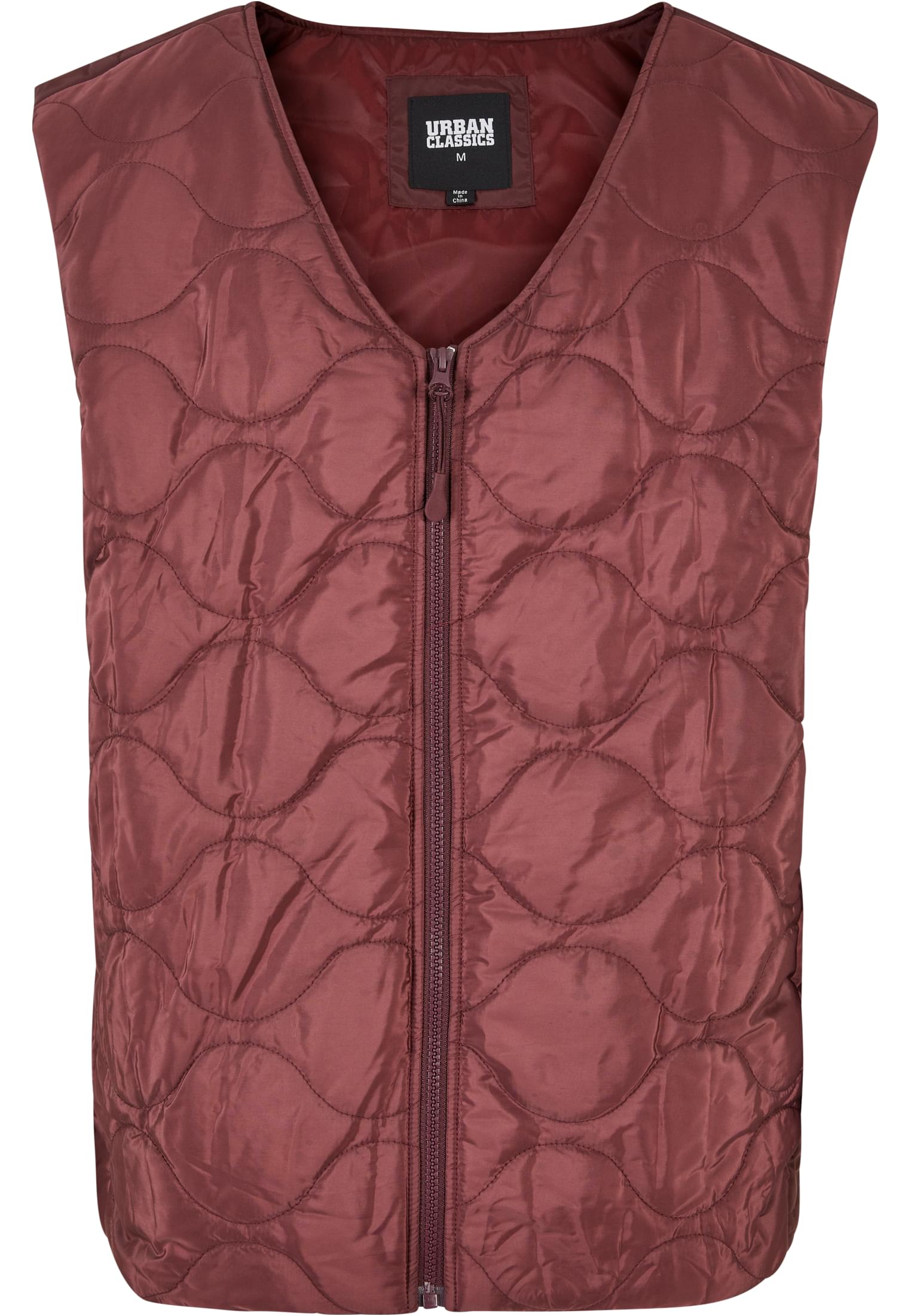 Zipped Gilet | cherry