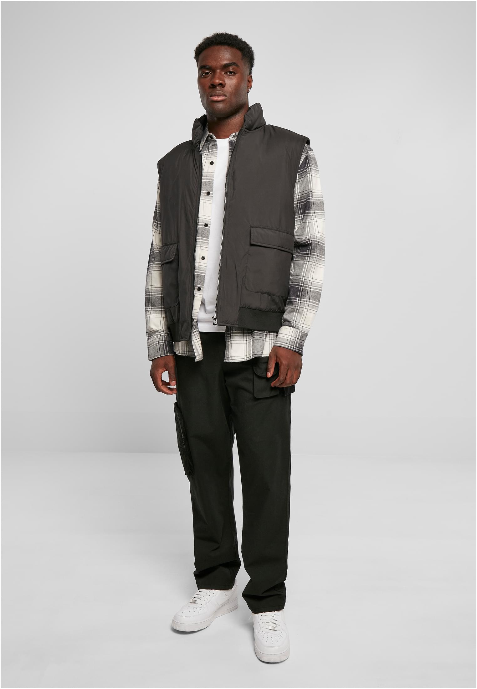 Clean Puffer Vest | black