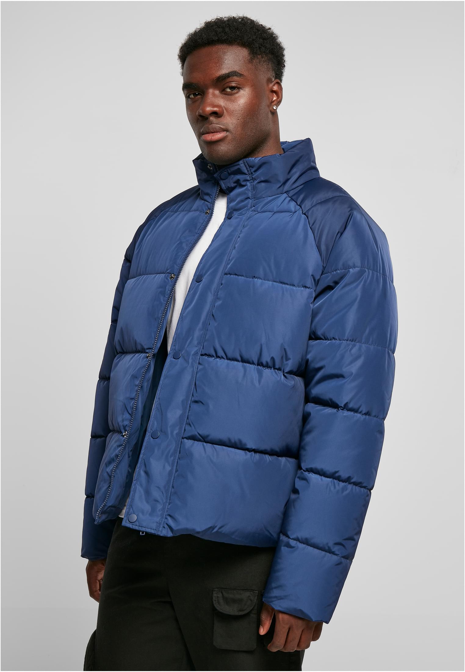 Raglan Puffer Jacket | darkblue