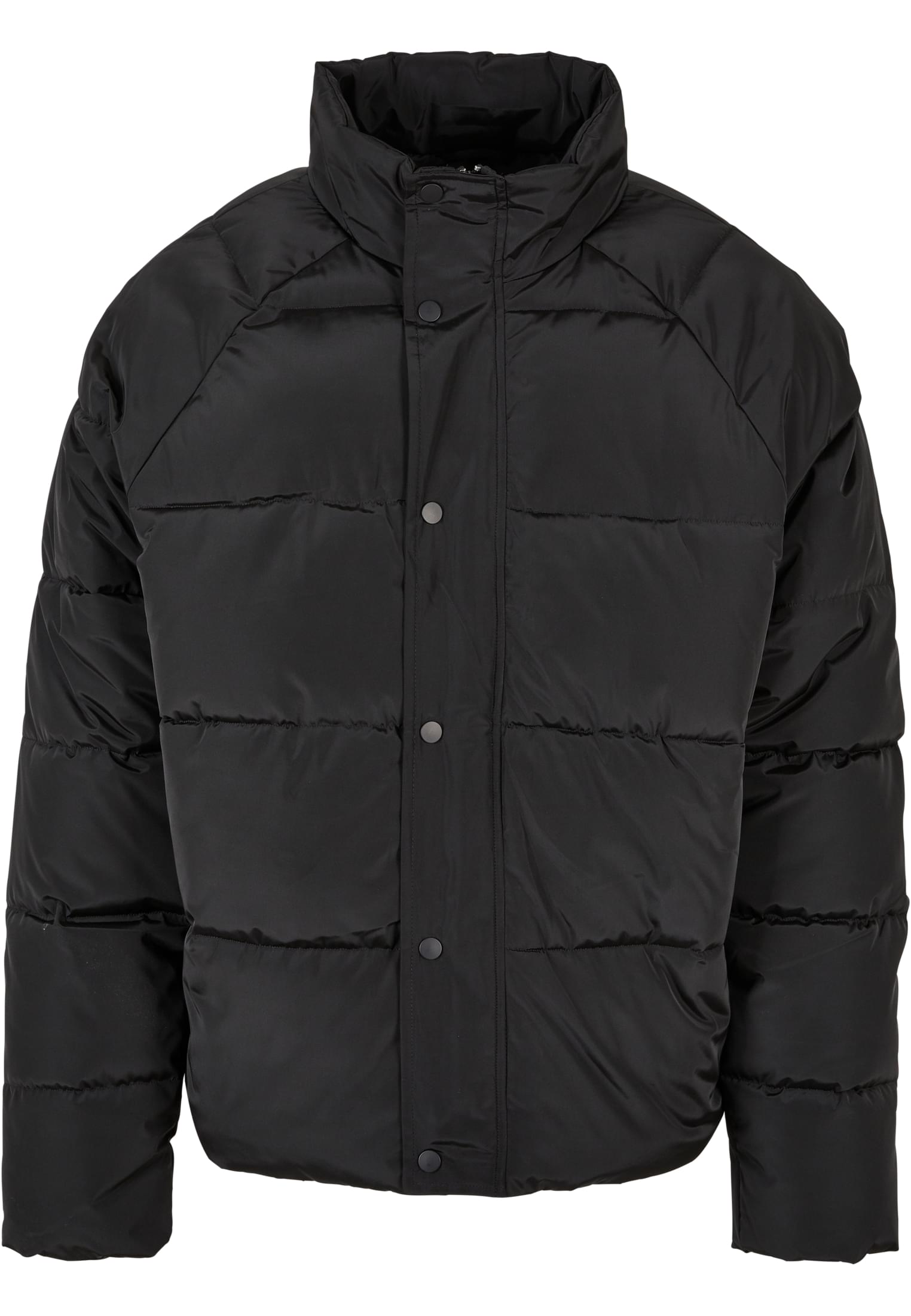 Raglan Puffer Jacket | black